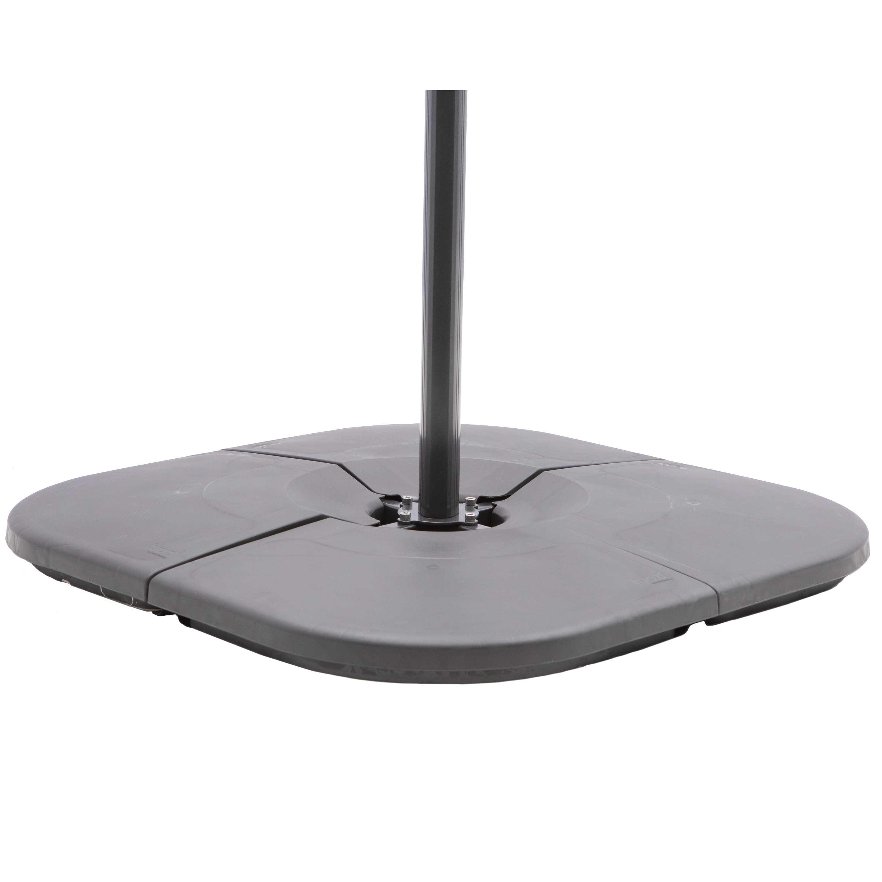 Base para chapéu-sol 1/4 35 kg 54x54 cm antracite Naterial - 2