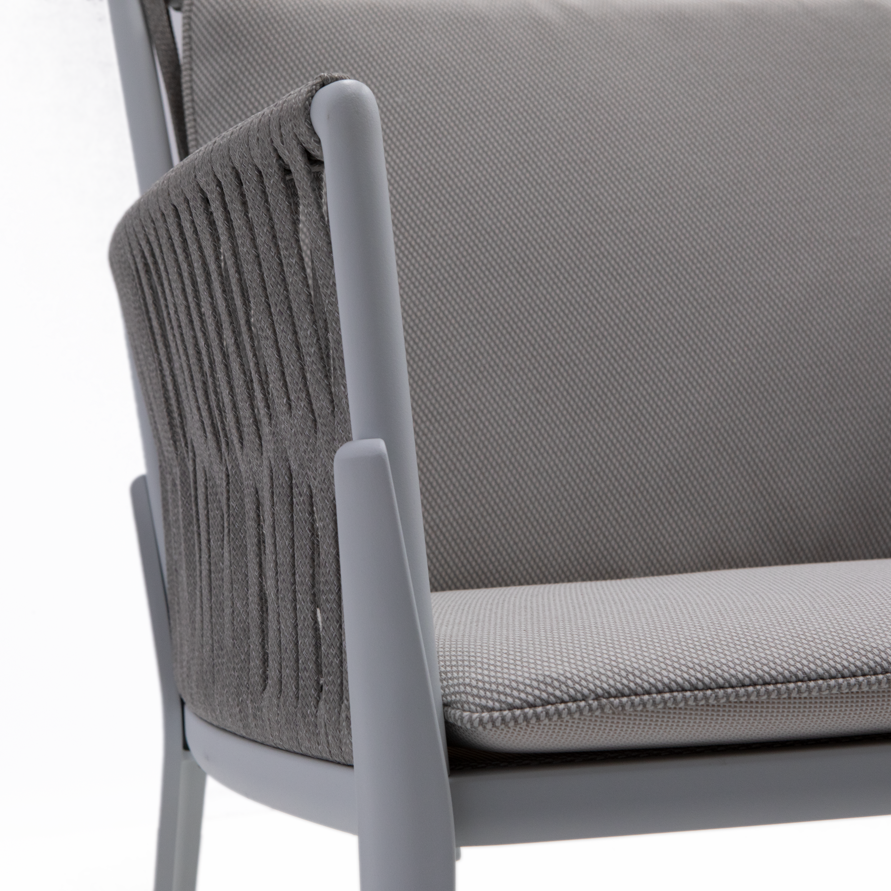 Fauteuil en aluminium blanc avec coussin Hydra NATERIAL - 9