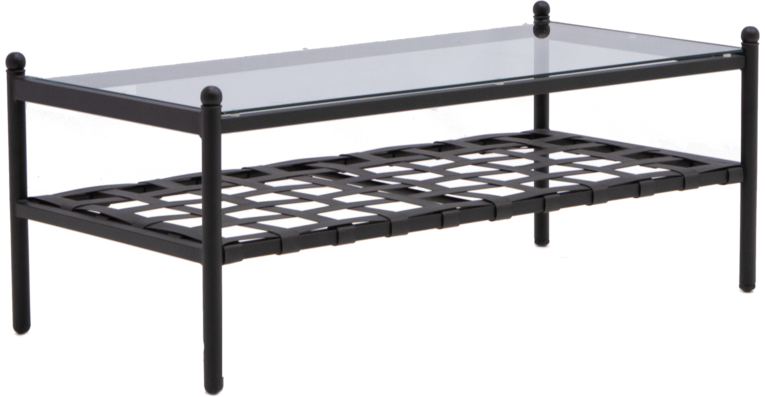 Salotto da giardino Victoria NATERIAL in n/a nero con cuscini in poliestere beige per 4 persone - 7