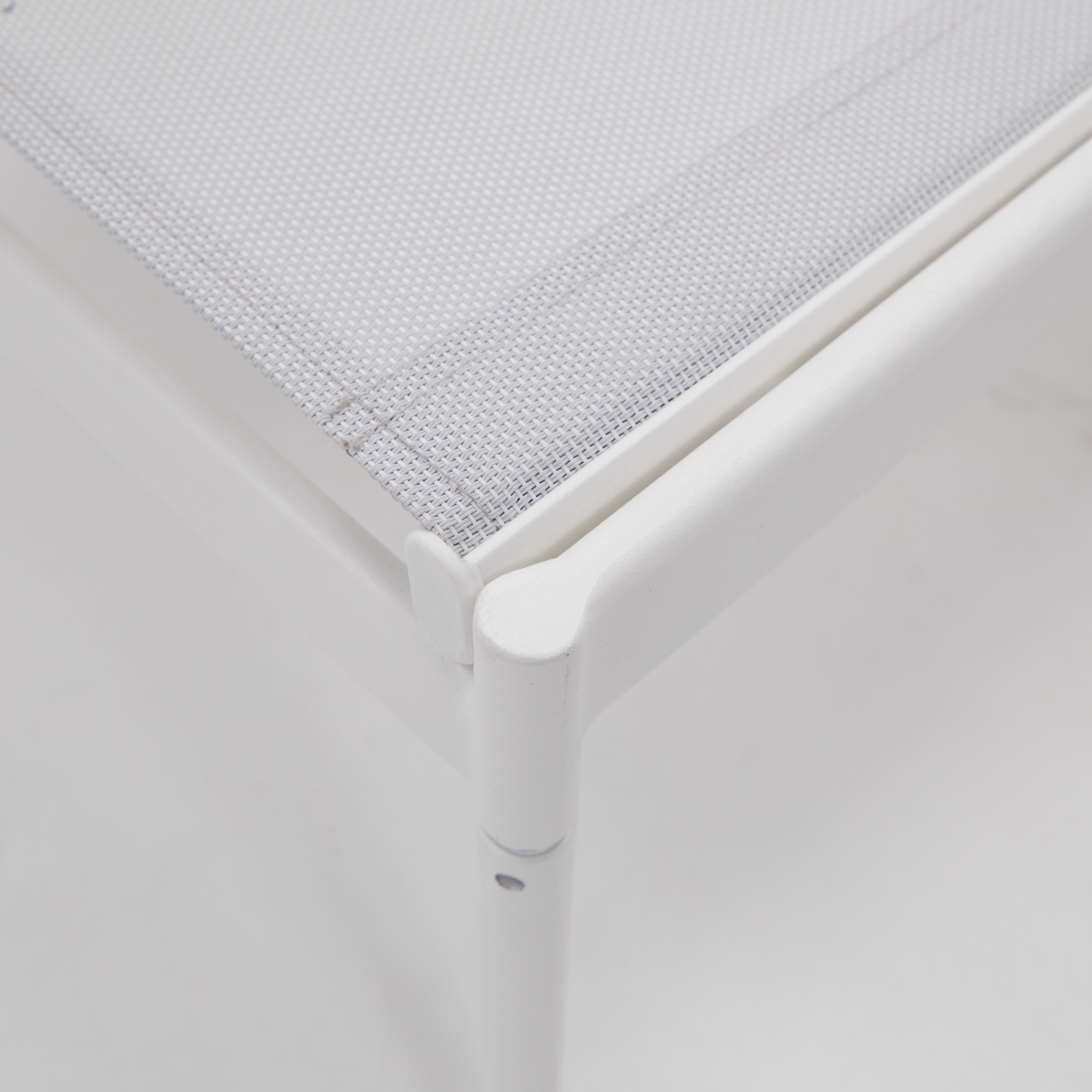Lettino con cuscino Sigma NATERIAL in acciaio e cuscino beige 59 x 30 x 197 cm - 17