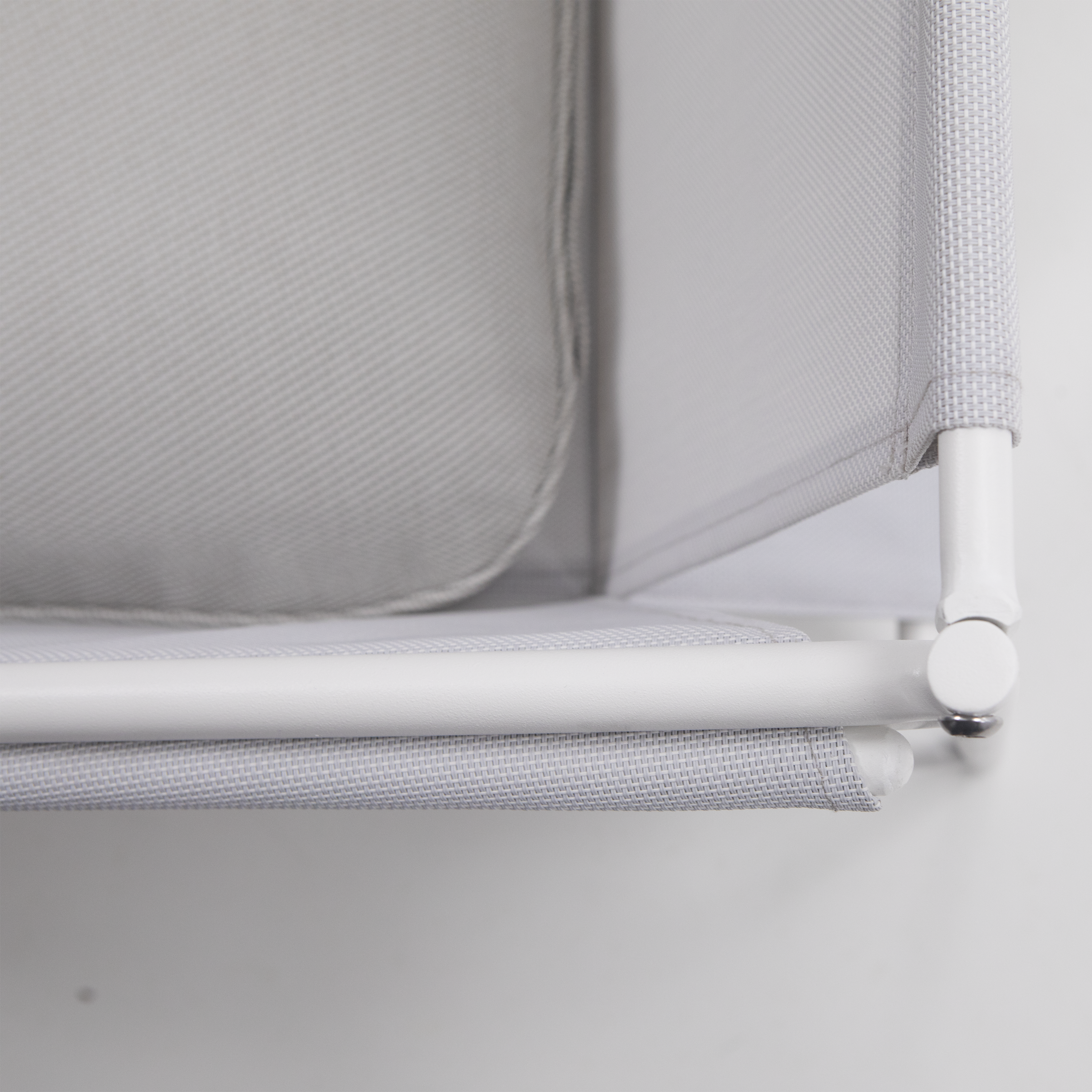 Salotto da giardino Sigma NATERIAL in n/a bianco con cuscini in poliestere grigio per 4 persone - 22