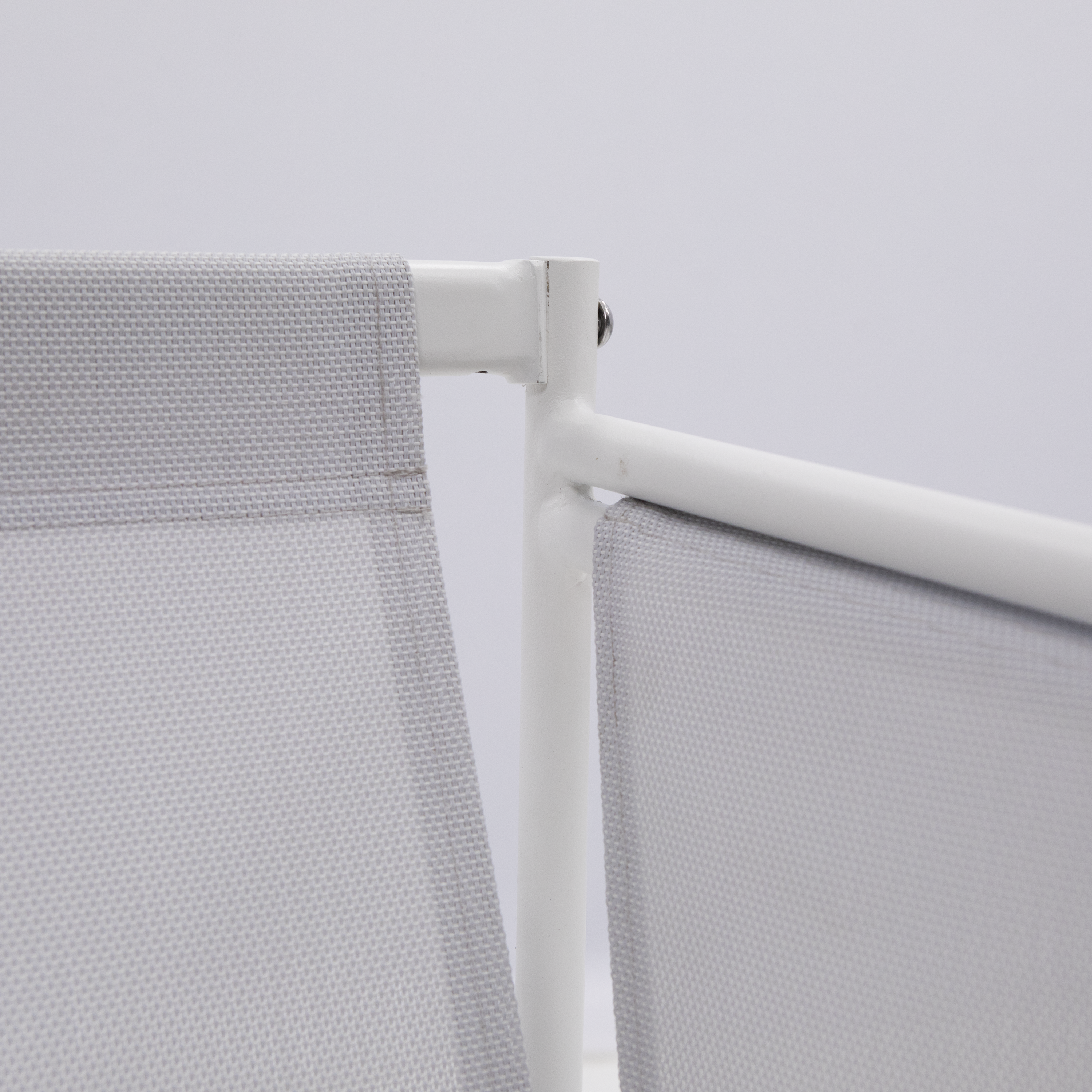 Salotto da giardino Sigma NATERIAL in n/a bianco con cuscini in poliestere grigio per 4 persone - 23