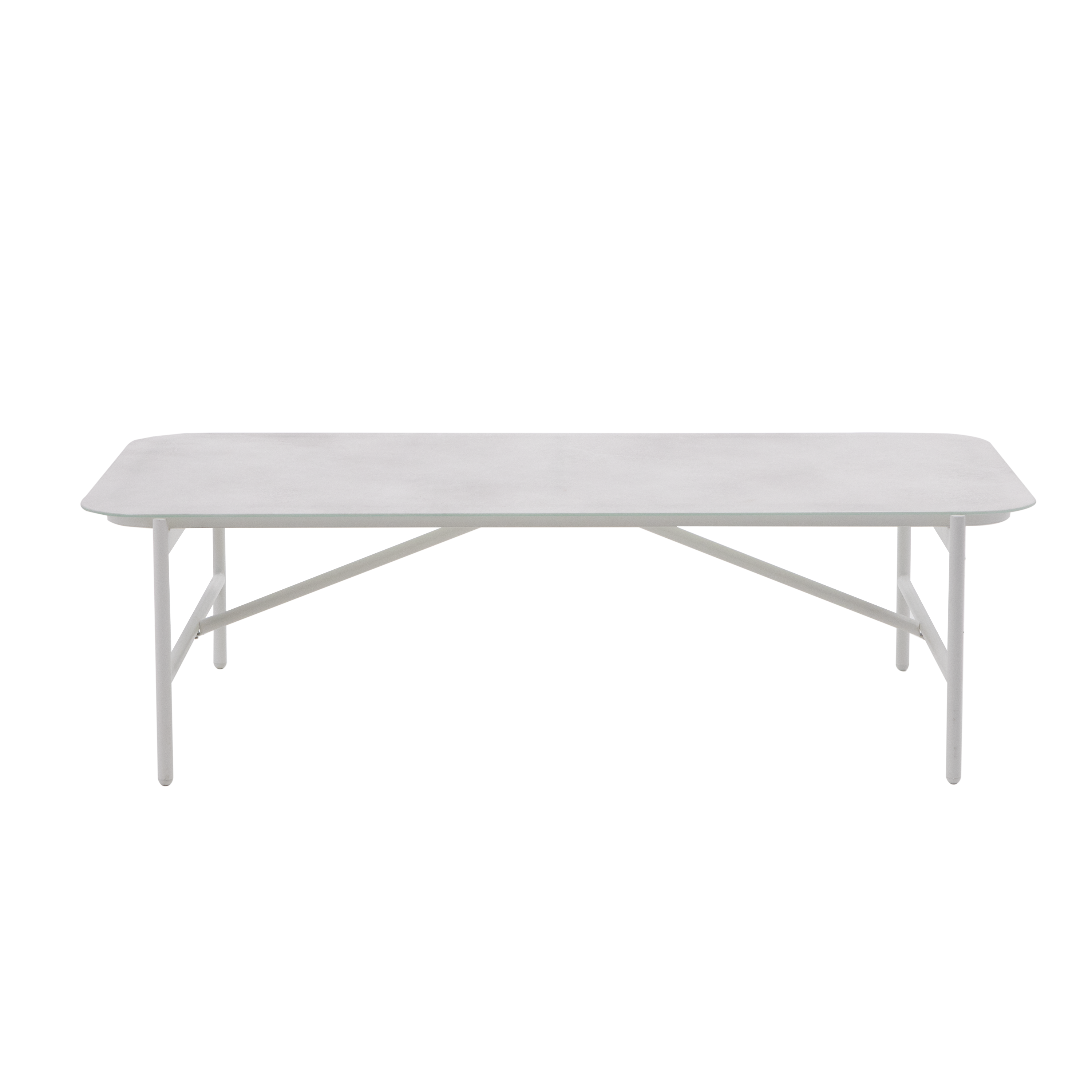 Salon bas 4 personnes en acier blanc Sigma NATERIAL - 9