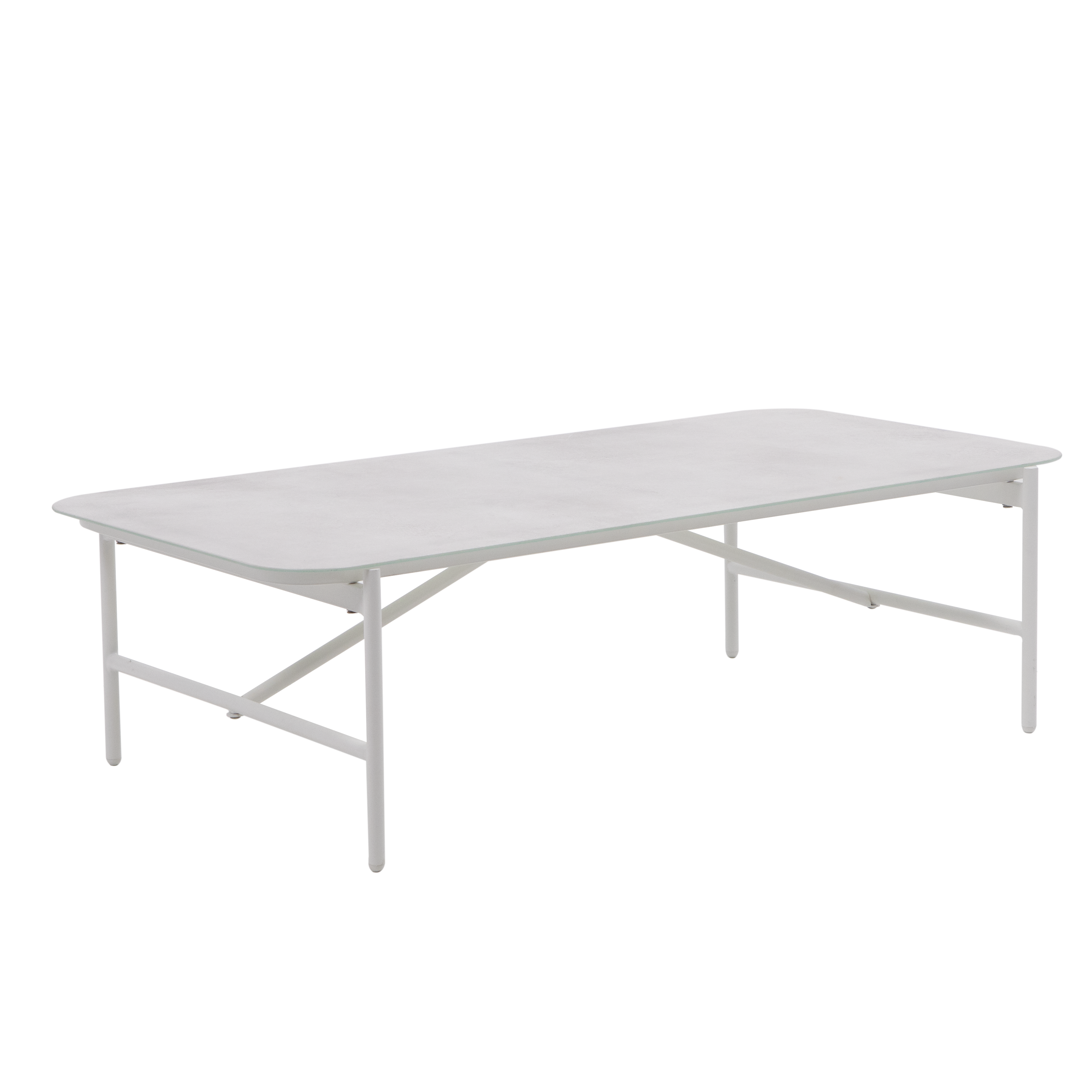 Salotto da giardino Sigma NATERIAL in n/a bianco con cuscini in poliestere grigio per 4 persone - 11