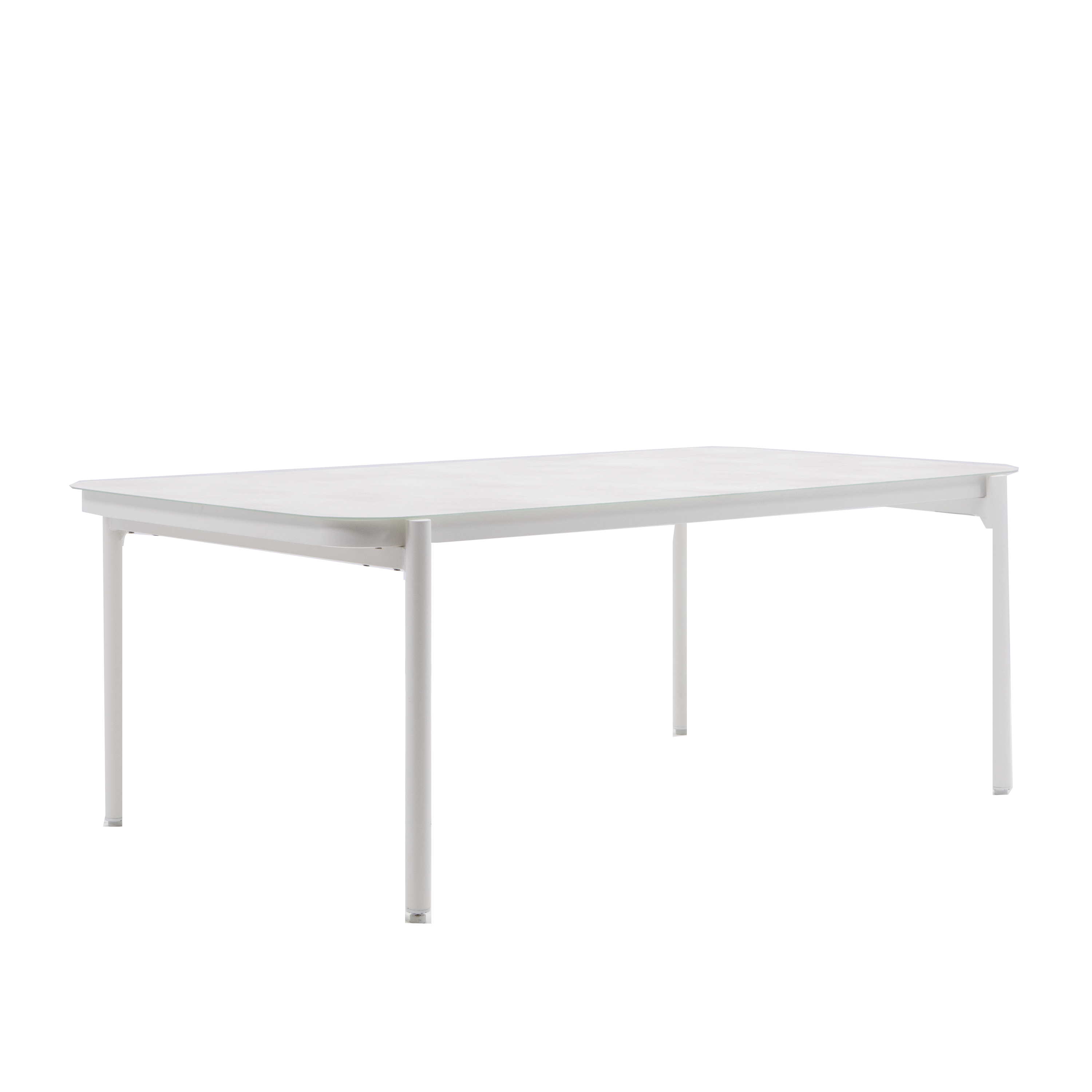 Mesa de jardín naterial sigma de acero de 104.5 x 74 x 200 cm