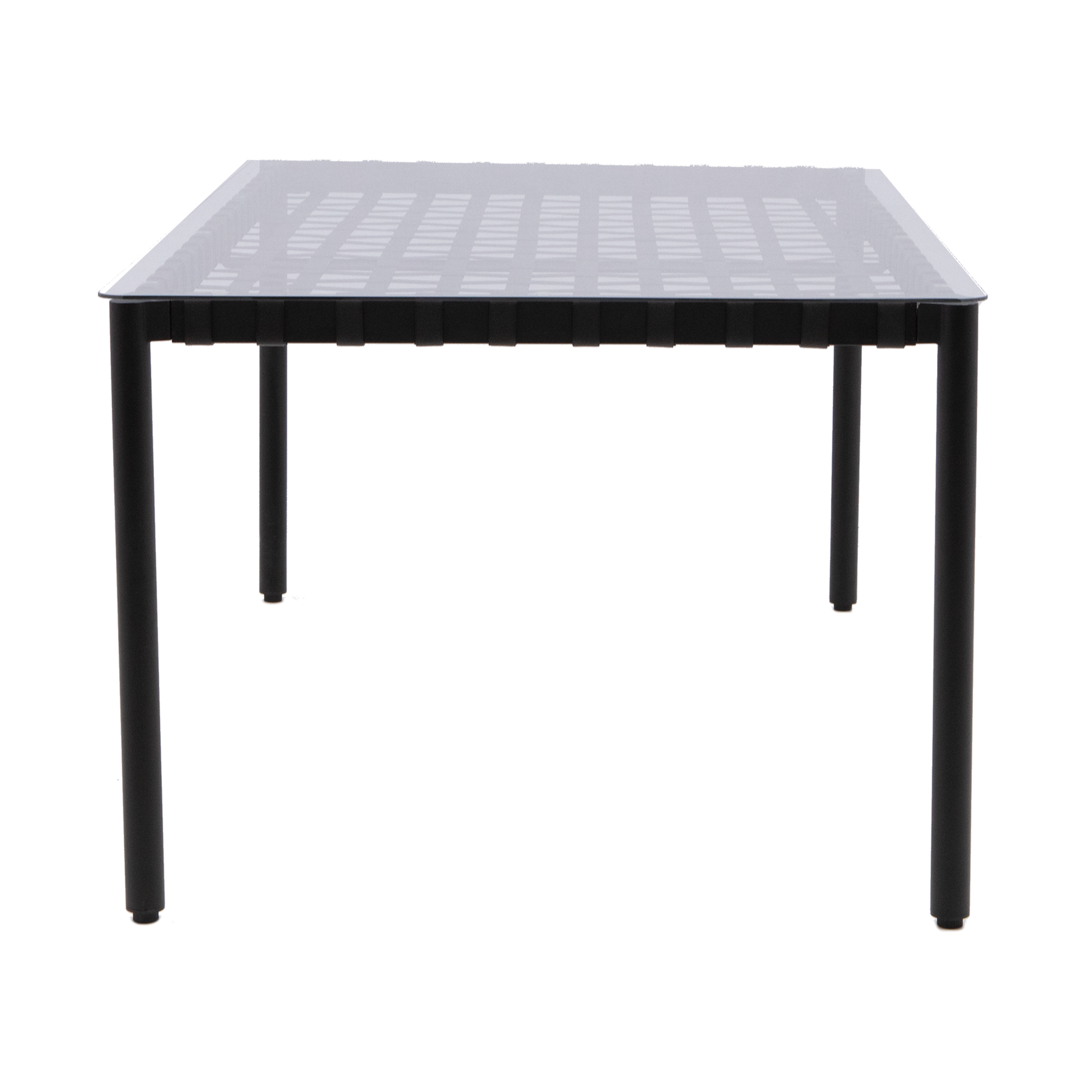 Stół ogrodowy Victoria 180x100 cm stal szkło Naterial - 7