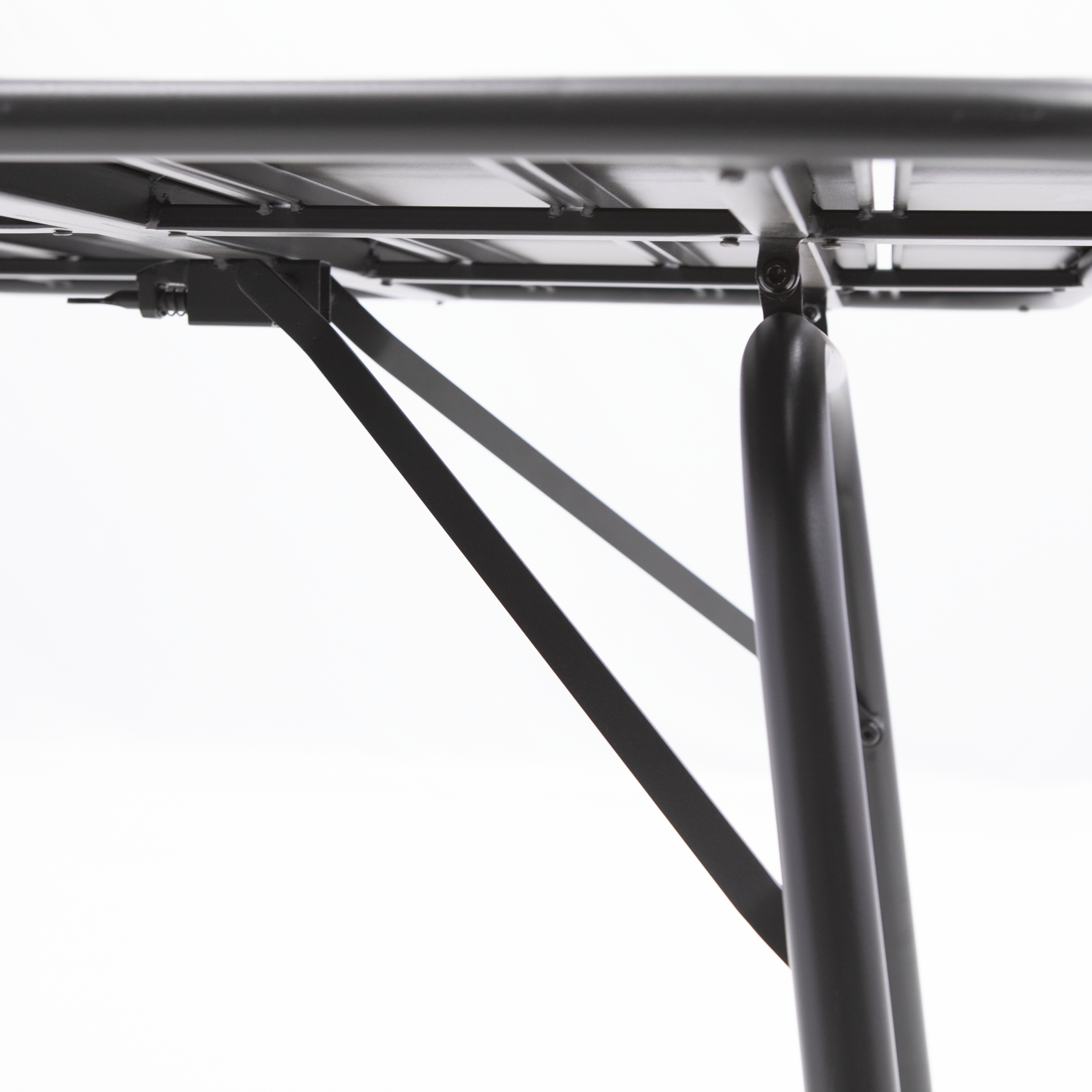 Table de jardin pliante Café en acier anthracite 4 personnes - 10