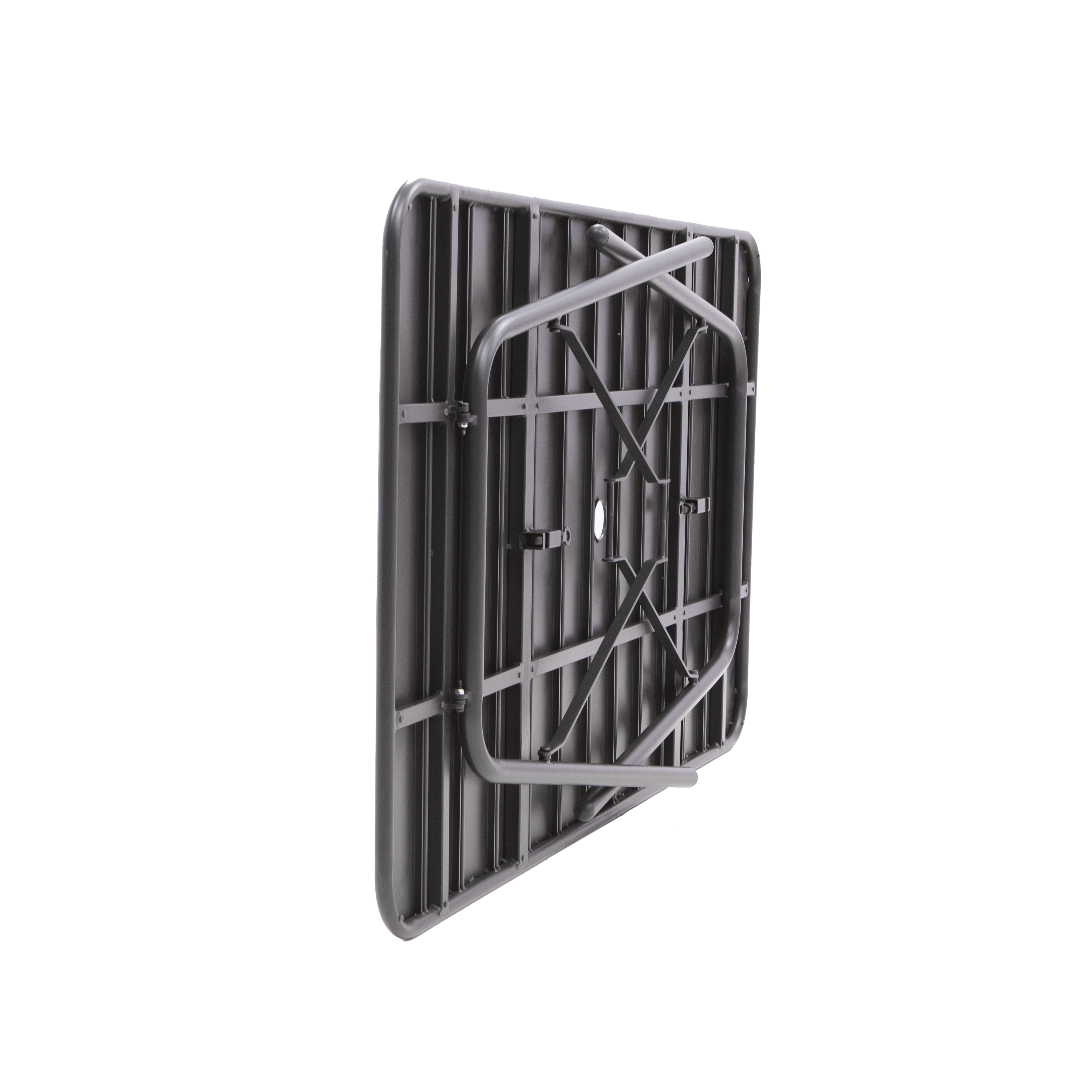 Table de jardin pliante Café en acier anthracite 4 personnes - 7