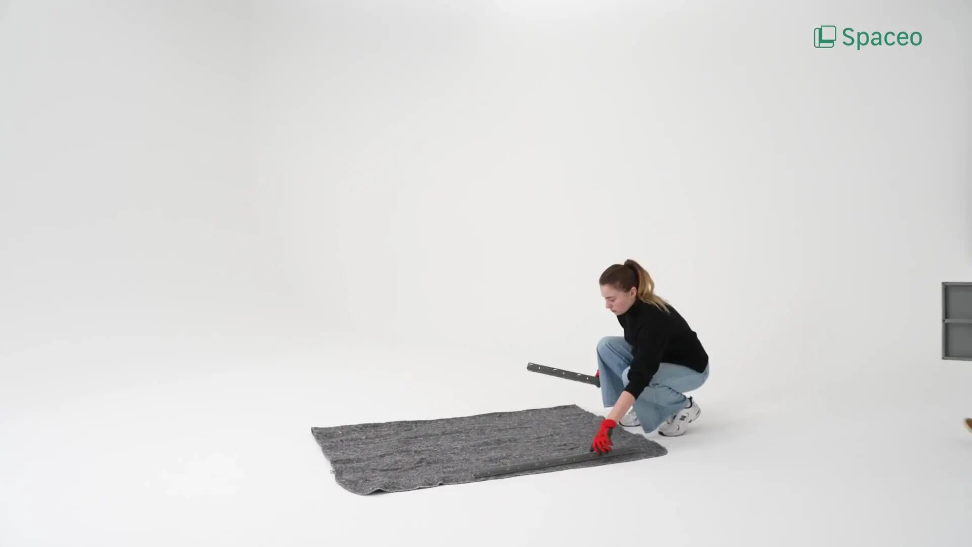 Estante metálica cinza 5 prateleiras 100x40x193 cm 130 kg Spaceo - 9