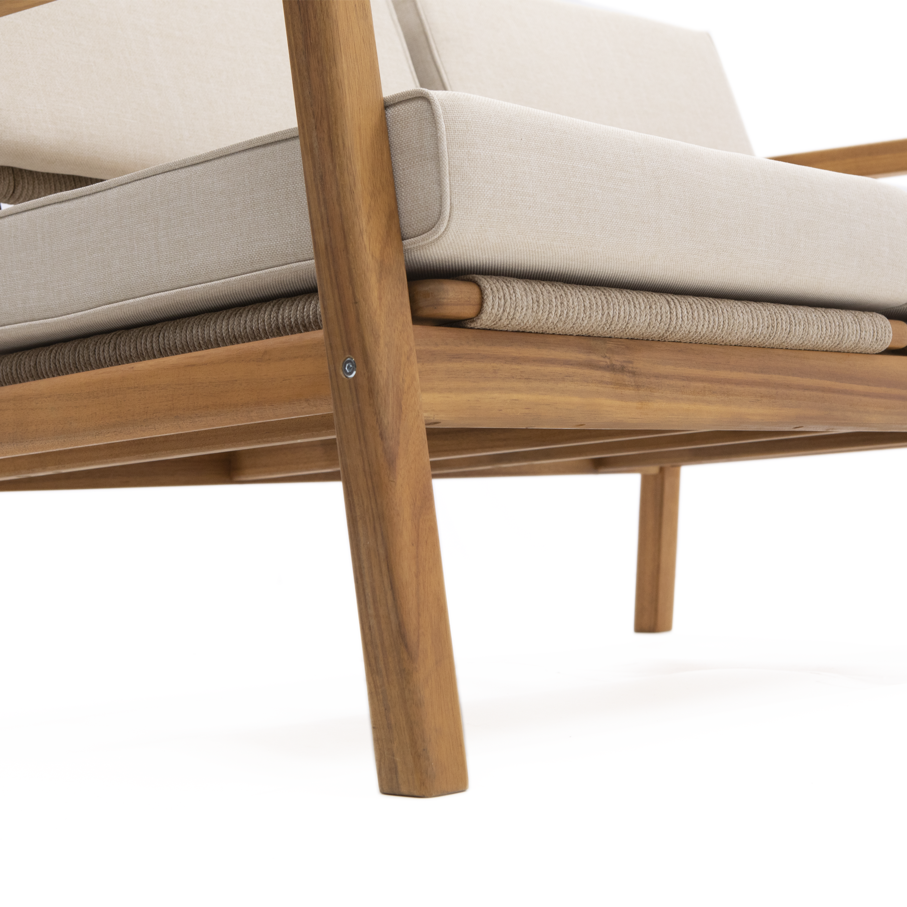 Sofa ogrodowa Oasis 2-osobowa brązowo-beżowa Naterial - 22