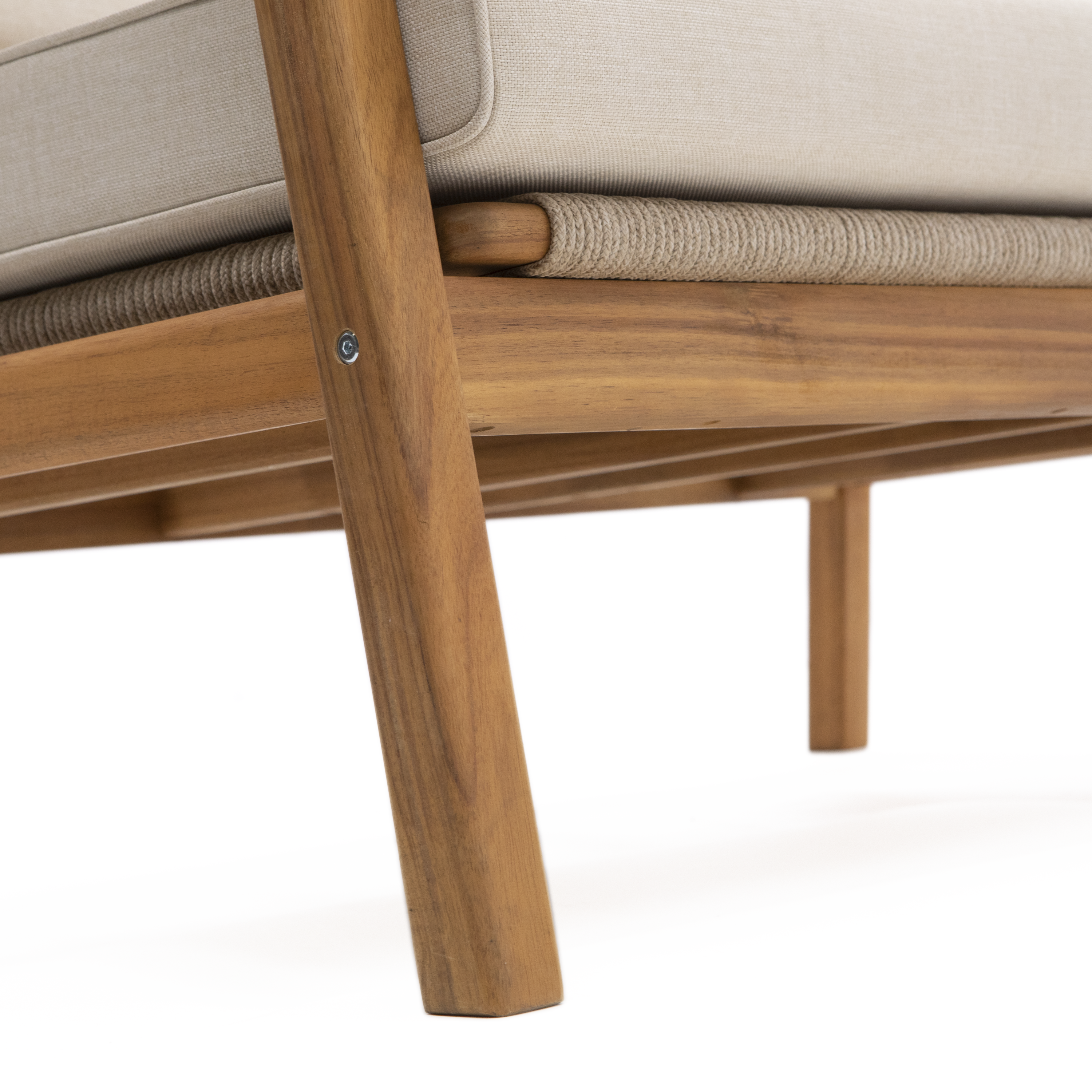 Sofa ogrodowa Oasis 2-osobowa brązowo-beżowa Naterial - 21