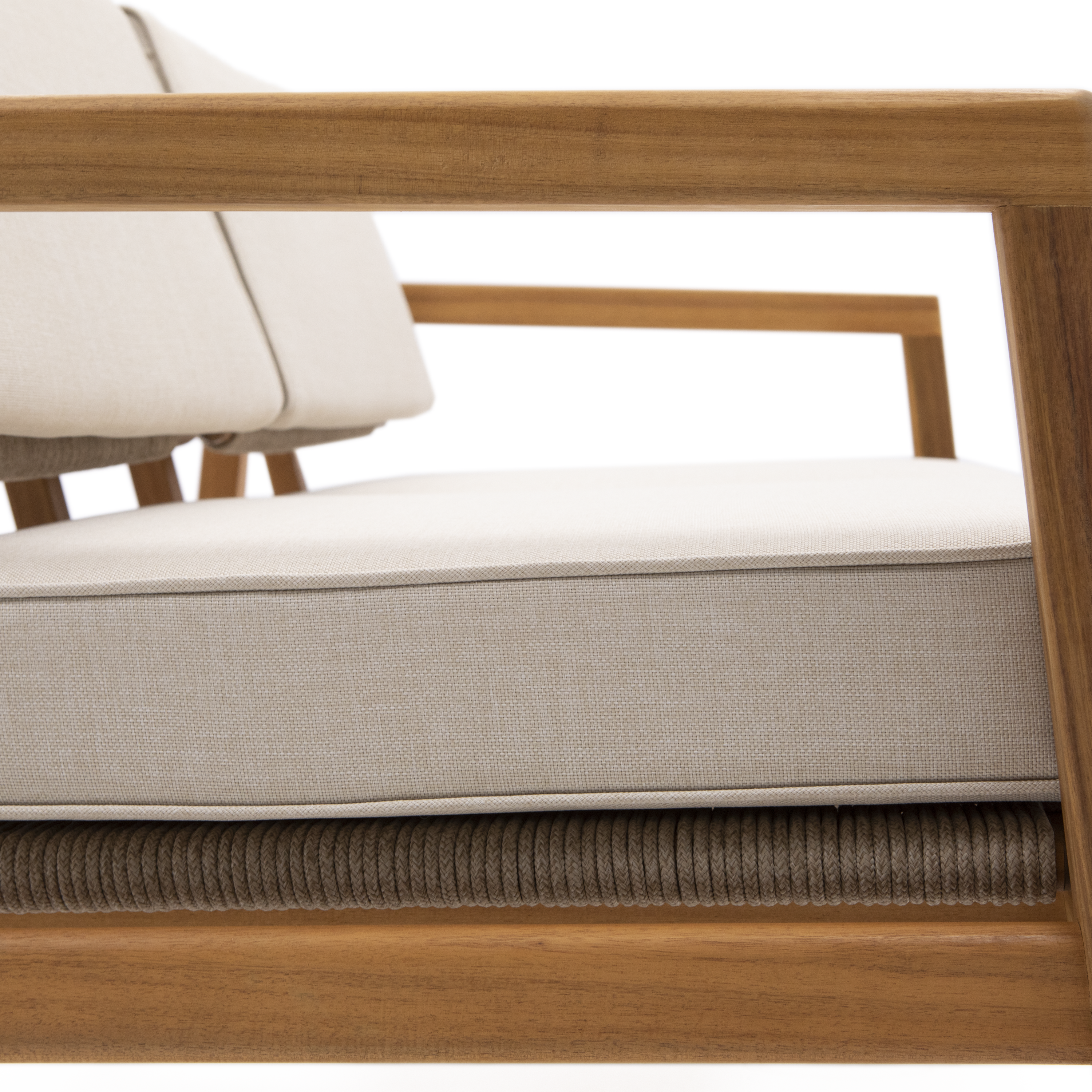 Sofa ogrodowa Oasis 2-osobowa brązowo-beżowa Naterial - 19