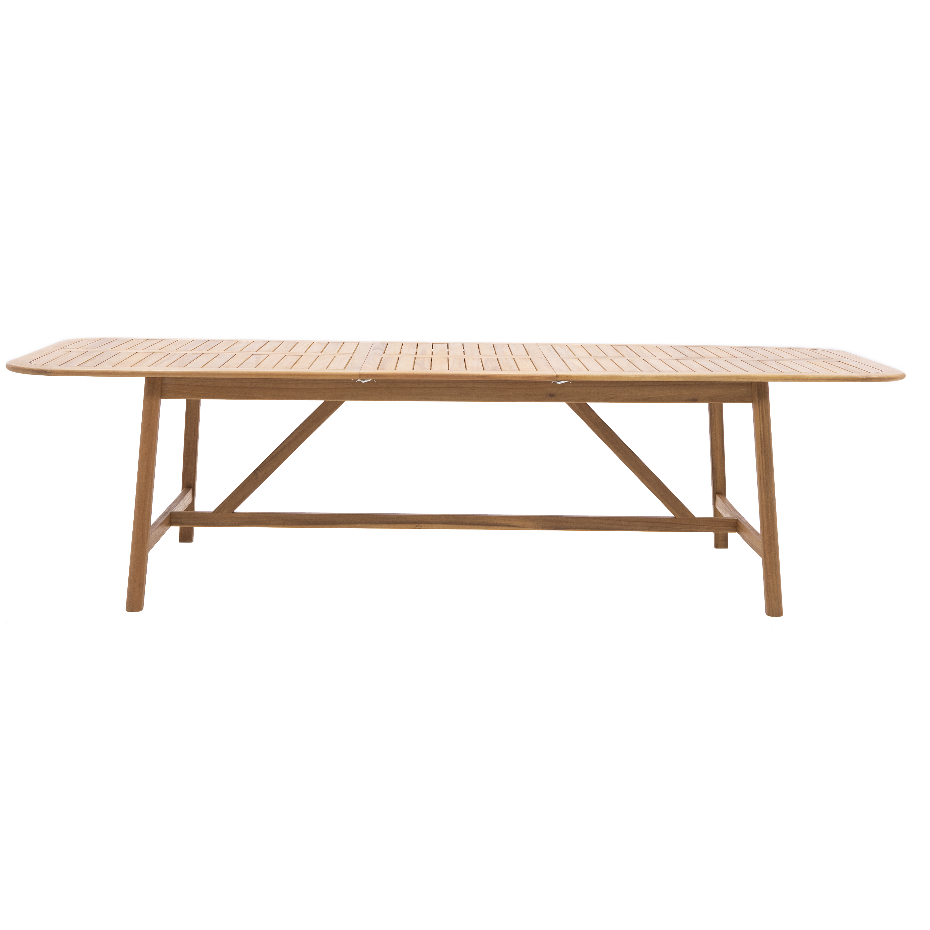 Mesa de jardín extensible NATERIAL Oasis de acacia de 219/278x76x100 cm - 7