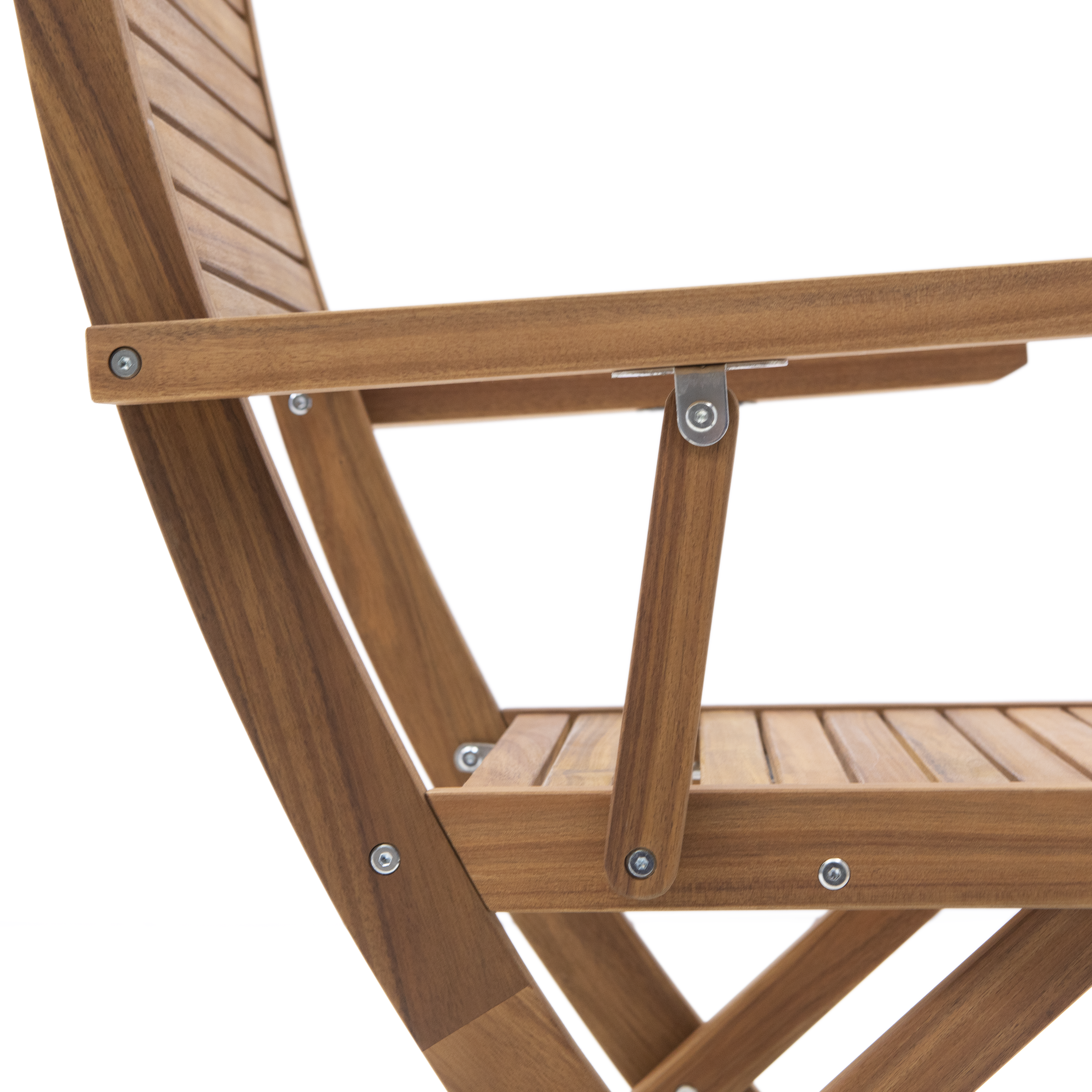 Poltrona de jardim castanho Naterial Solaris Wood - 13