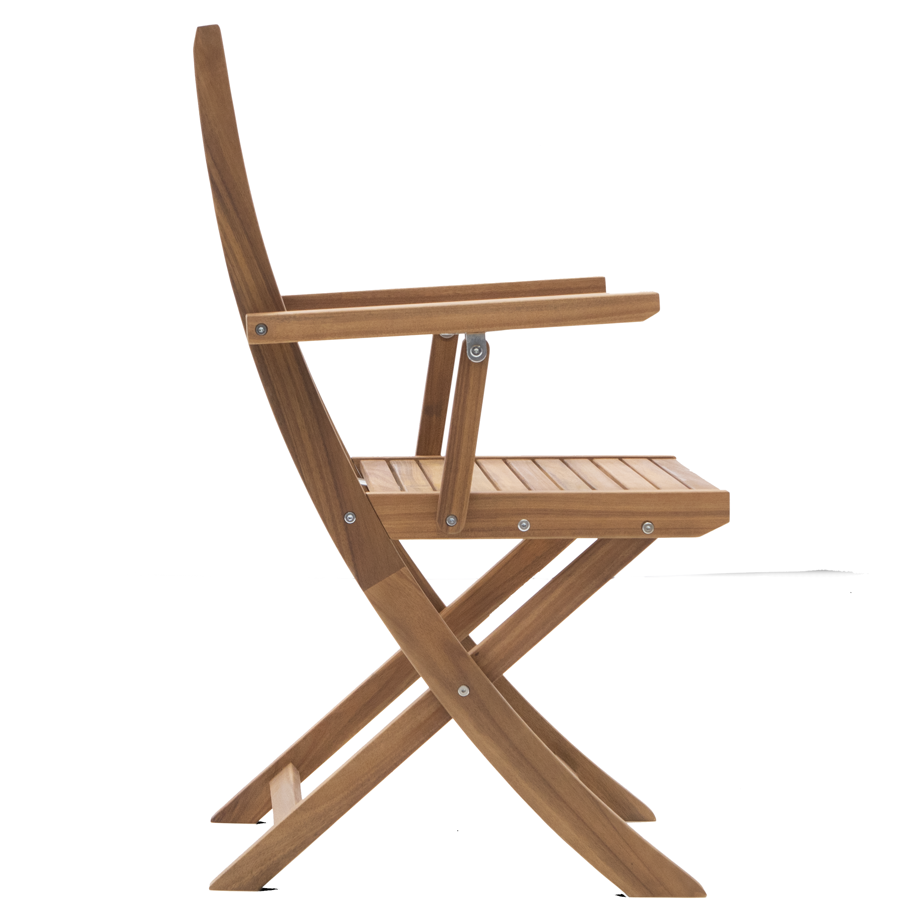 Poltrona de jardim castanho Naterial Solaris Wood - 12