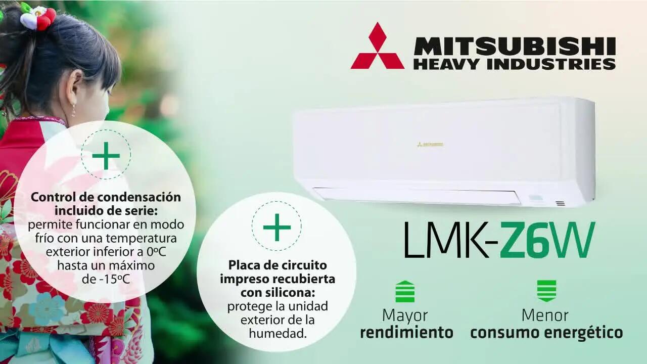 Ar condicionado fixo (1X1) MITSUBISHI LMK12Z6L-W 12000BTU - 2