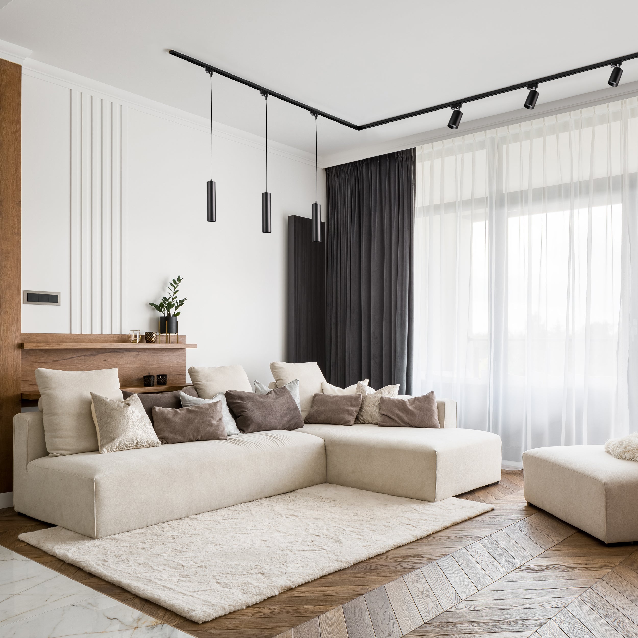 Szynoprzewód 1F 1 m czarny Goldlux - 4