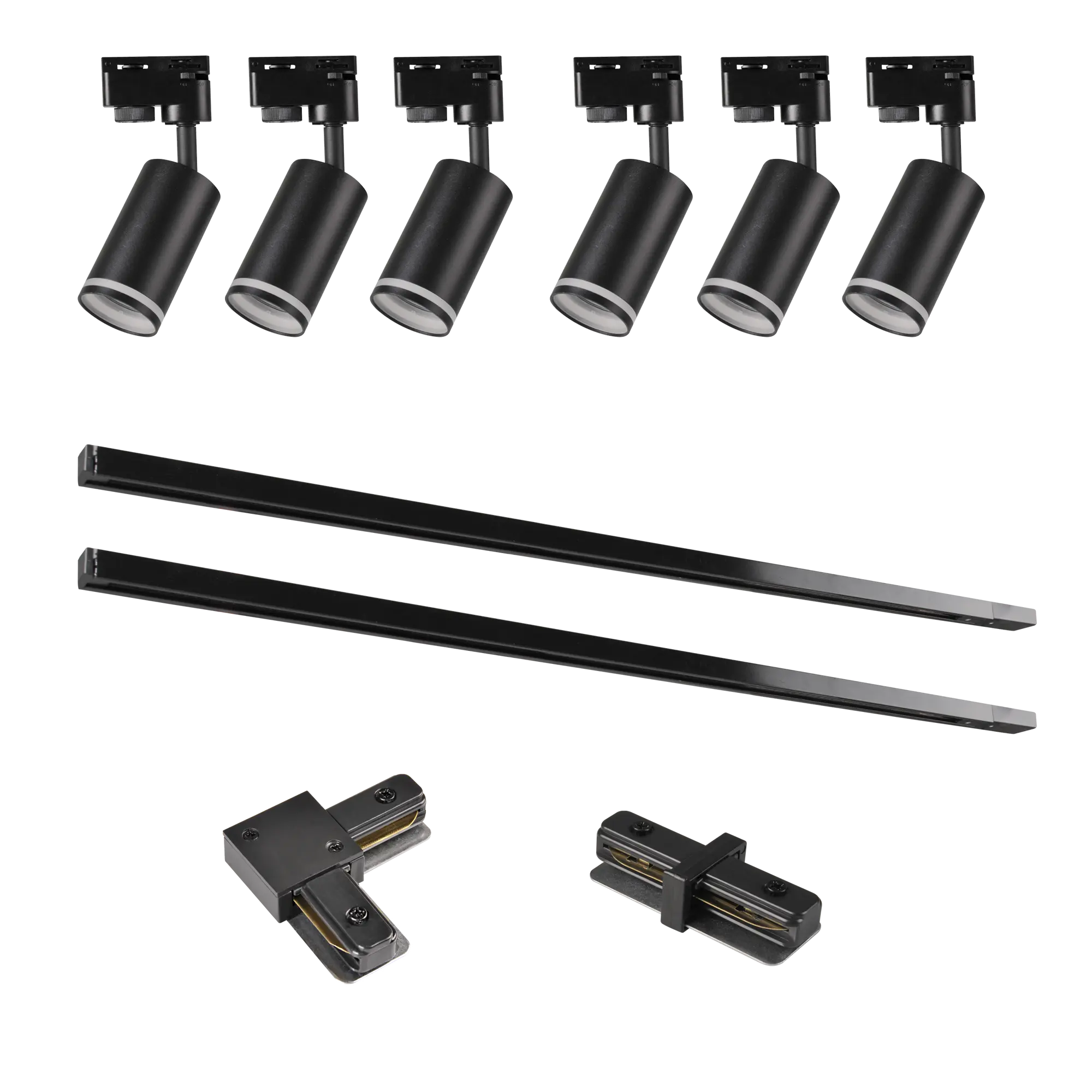 Szyna oświetleniowa Paris czarna 6 x GU10 1F Goldlux - 4