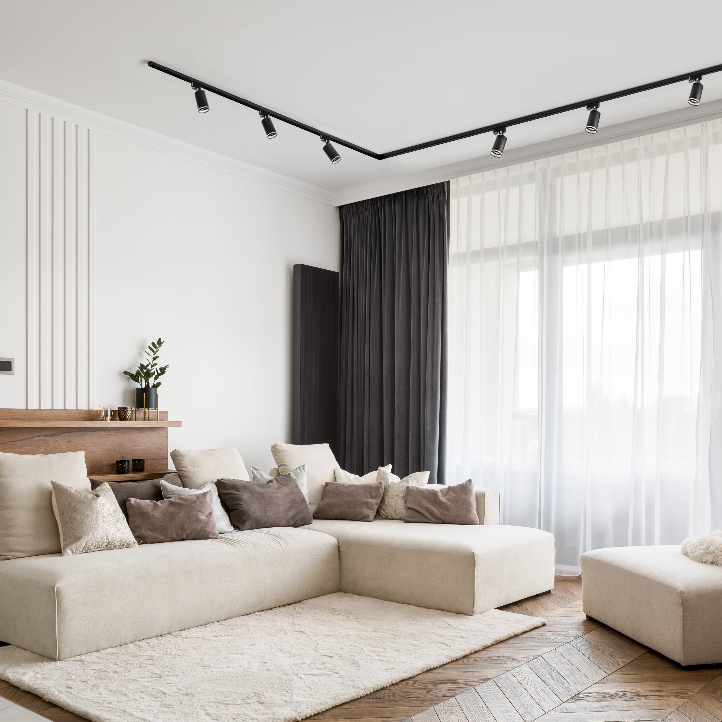 Szynoprzewód 1F 1 m czarny Goldlux - 3