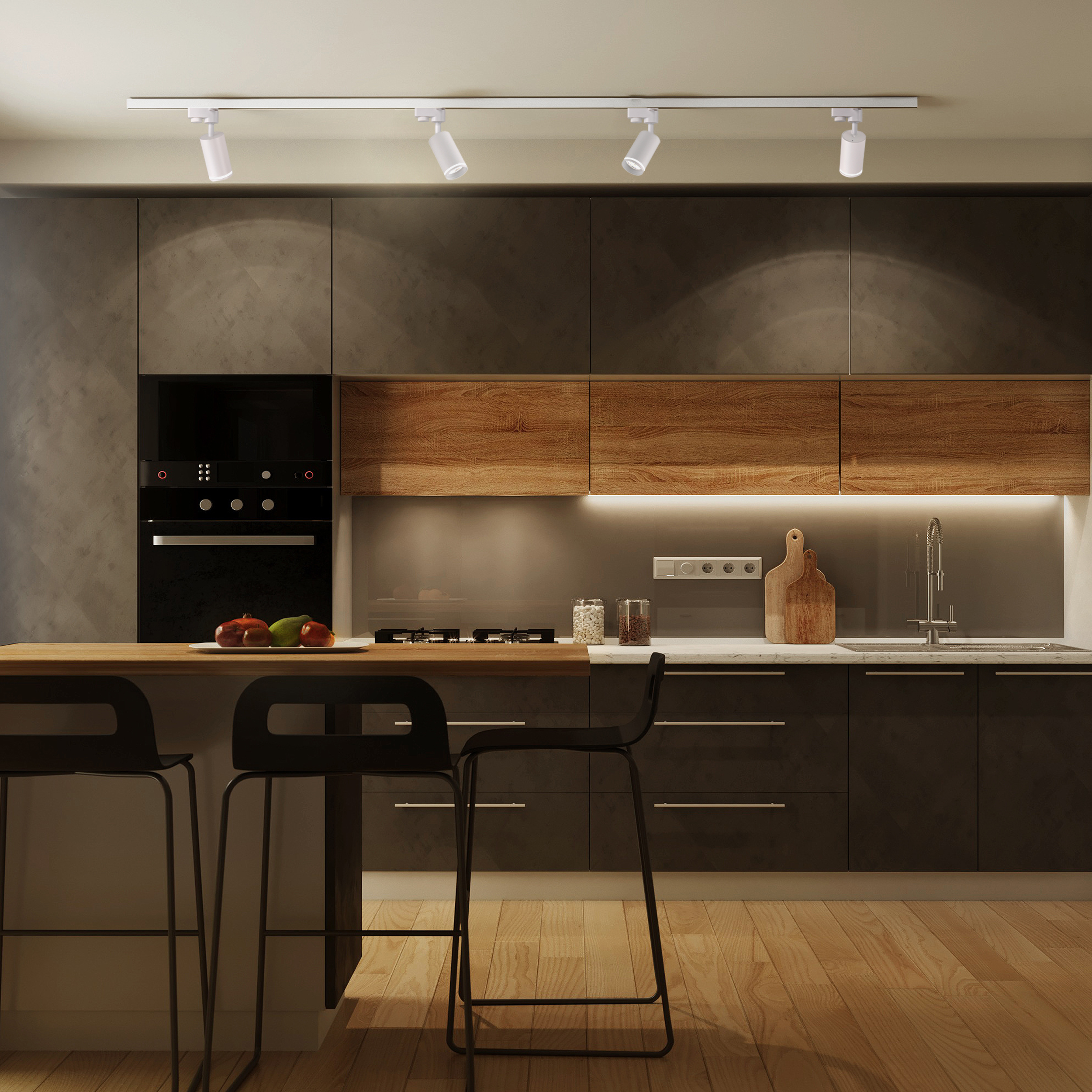 Szynoprzewód 1F 2 m biały Goldlux - 2