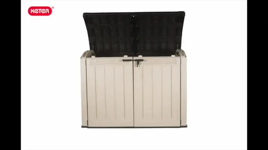 Arca de resina WOODLAND ULTRA 2000L 134X177X113CM - 4