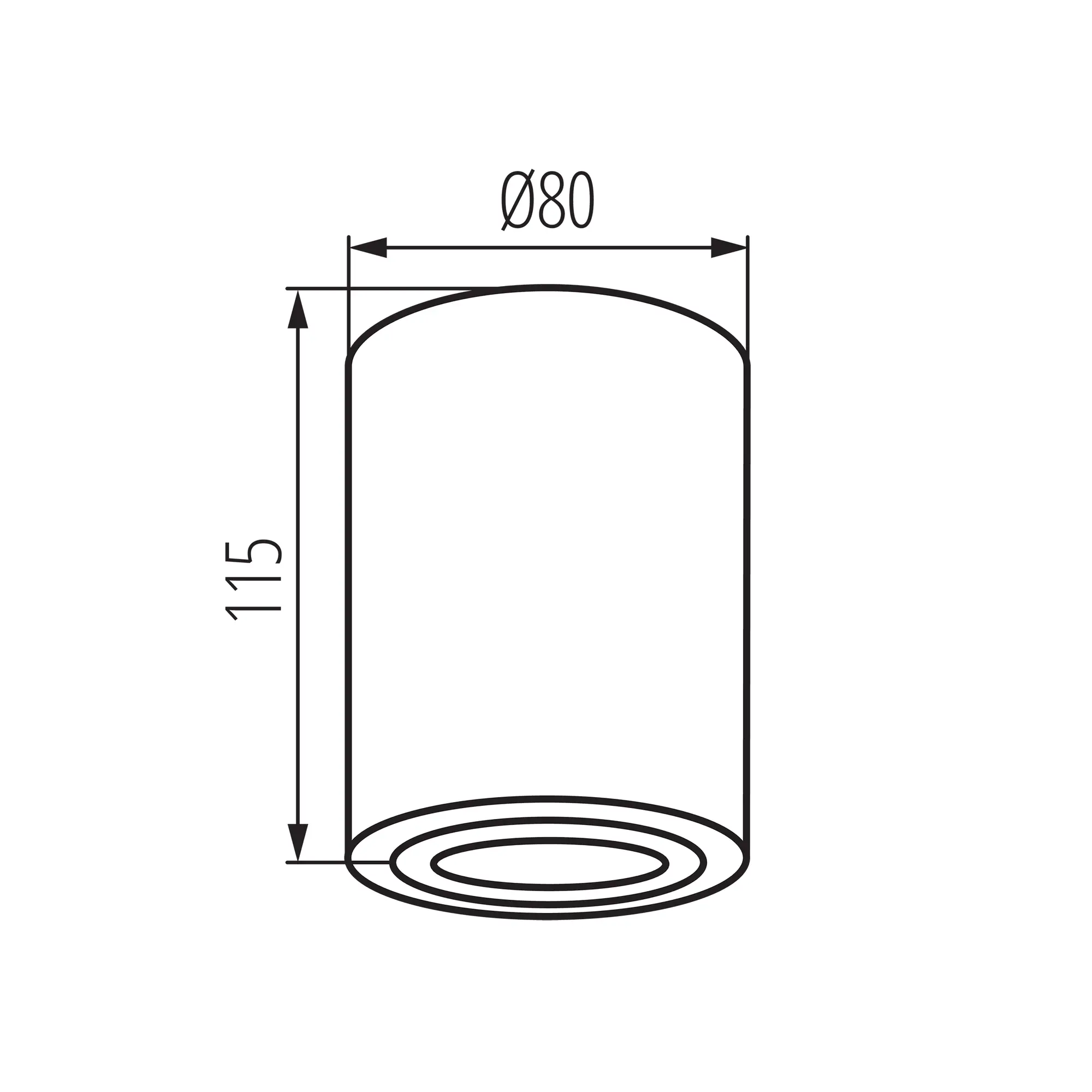 Oprawa natynkowa Bord XS biała GU10 Kanlux - 3
