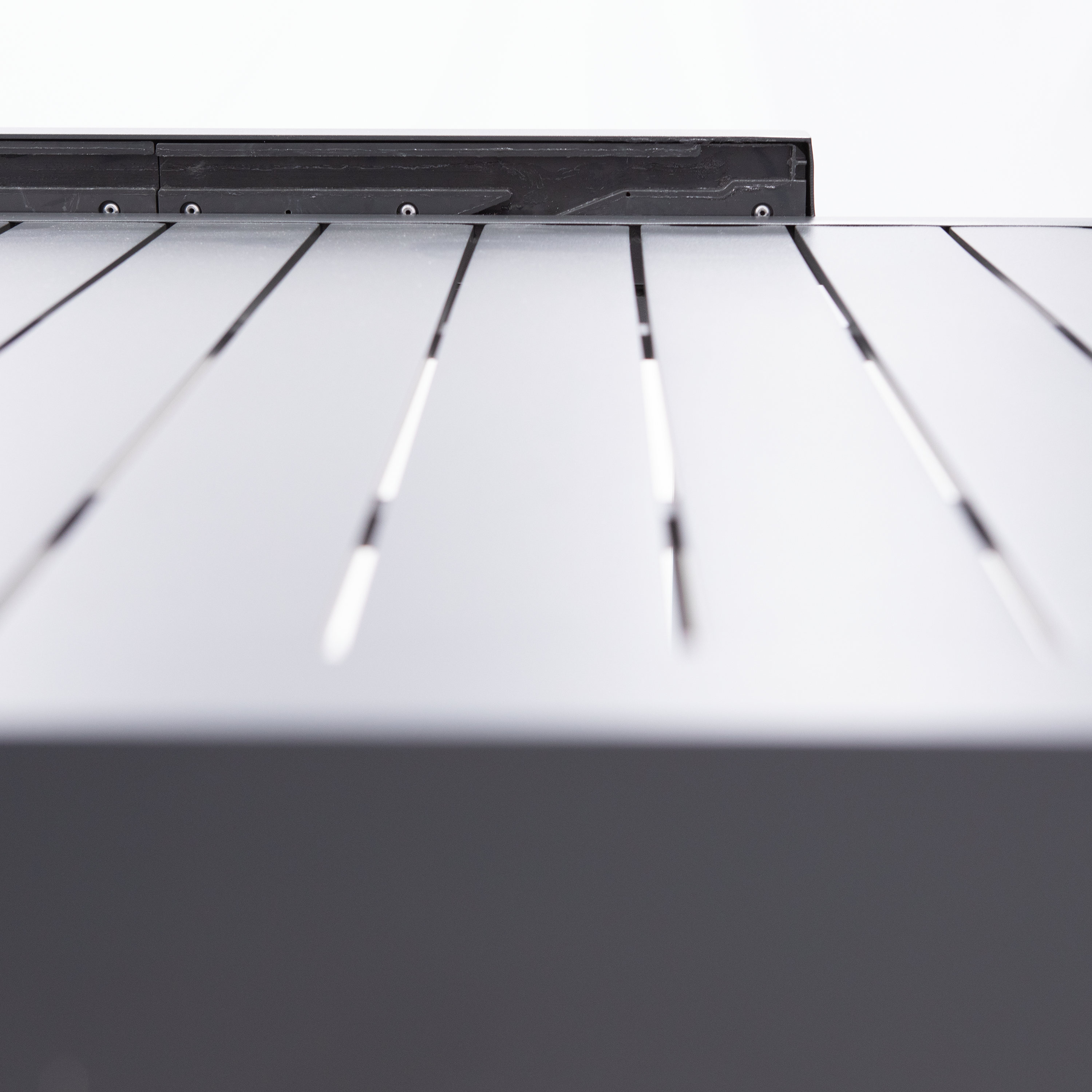 Tavolo da giardino allungabile Lyra II NATERIAL in alluminio grigio per 8 persone 135/270x90cm - 16