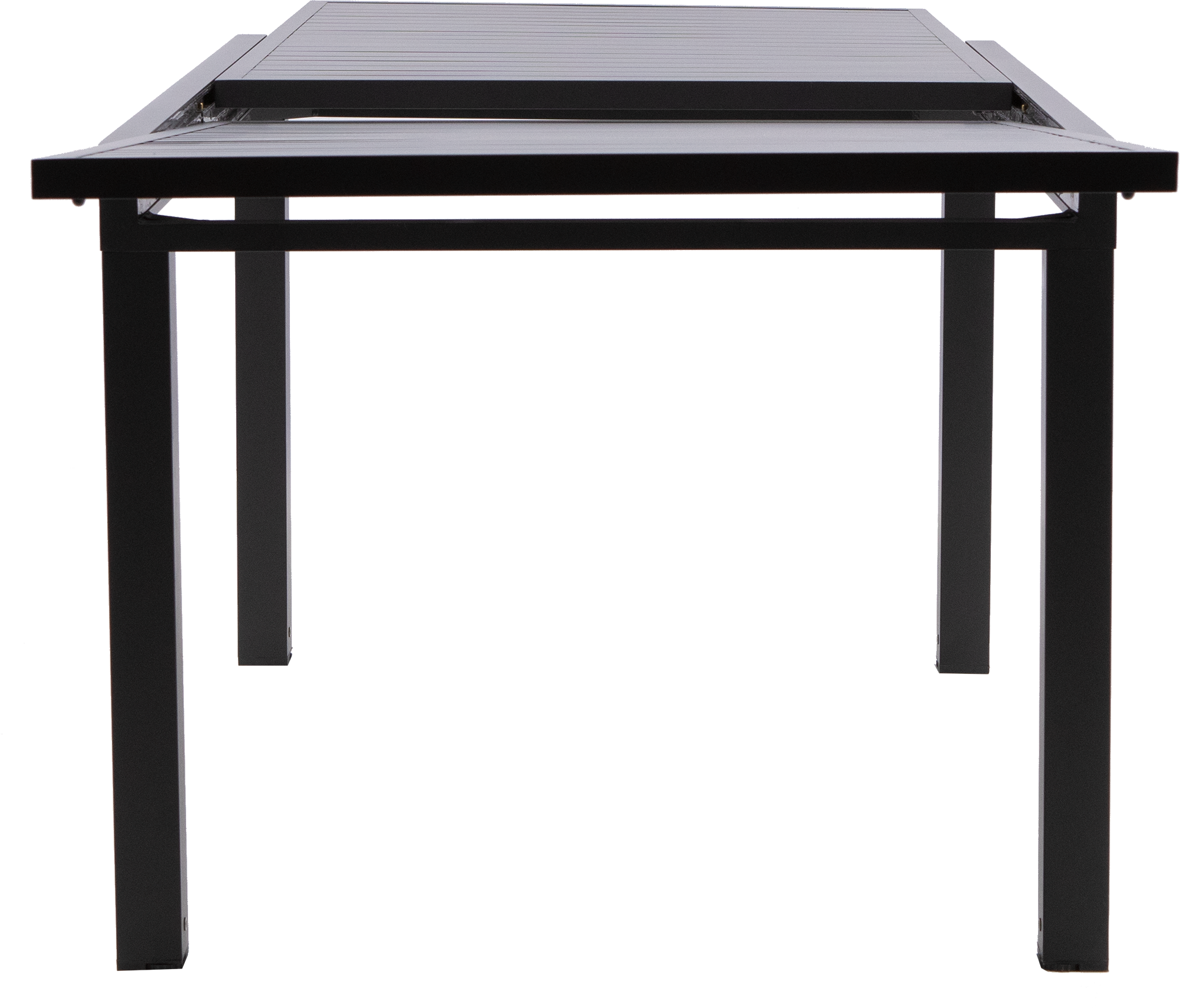 Tavolo da giardino allungabile Lyra II NATERIAL in alluminio grigio per 8 persone 135/270x90cm - 8