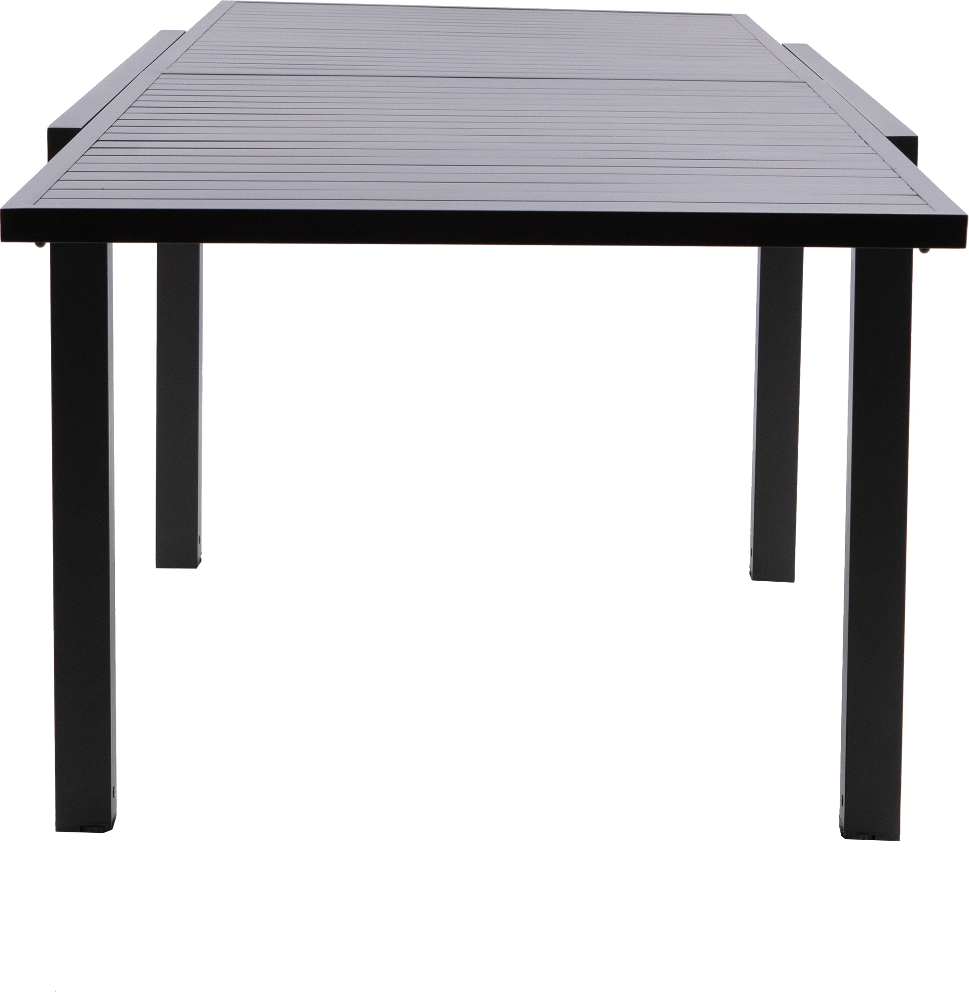 Tavolo da giardino allungabile Lyra II NATERIAL in alluminio grigio per 8 persone 135/270x90cm - 9