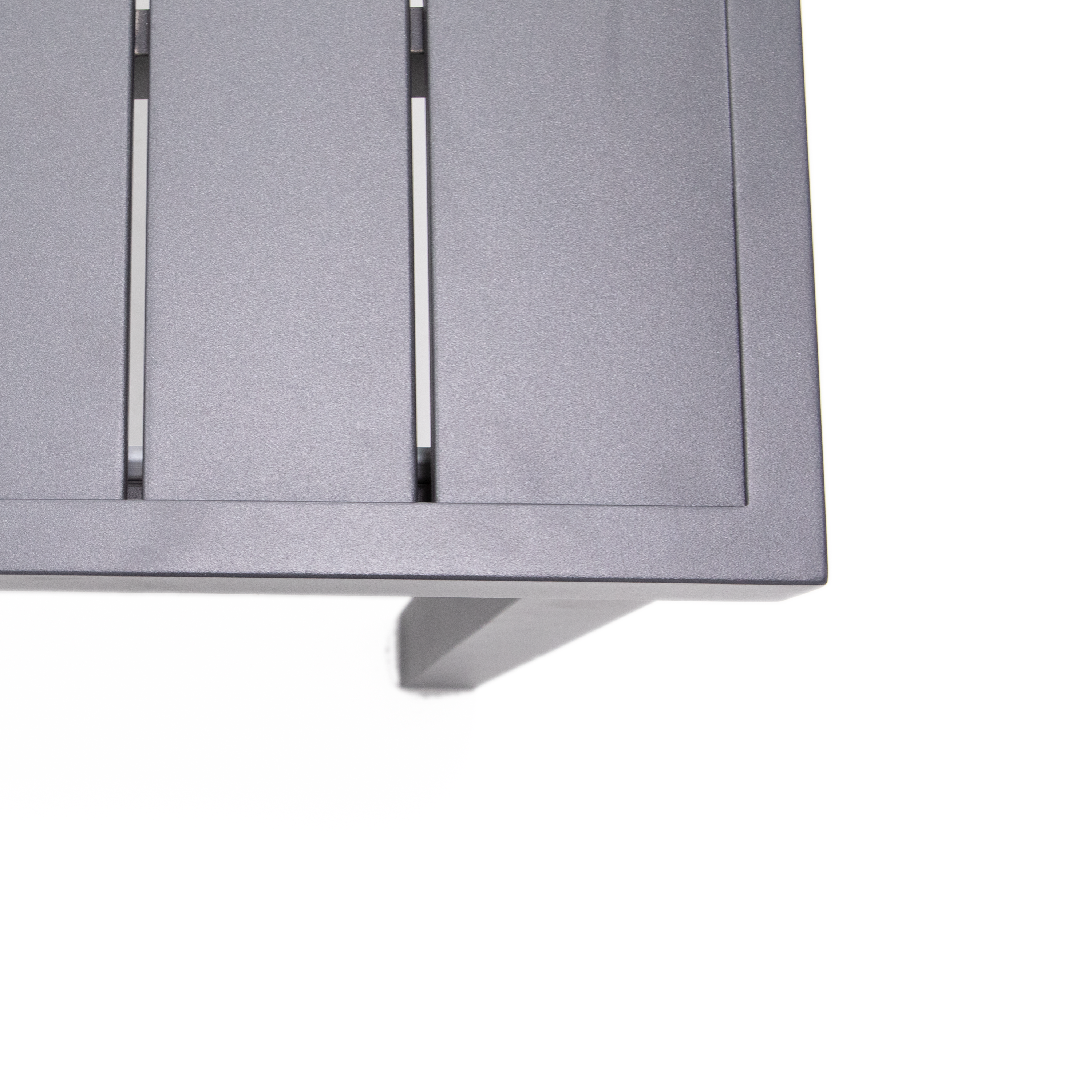 Tavolo da giardino allungabile Sanibel in alluminio grigio per 8 persone 180/240x100cm - 15