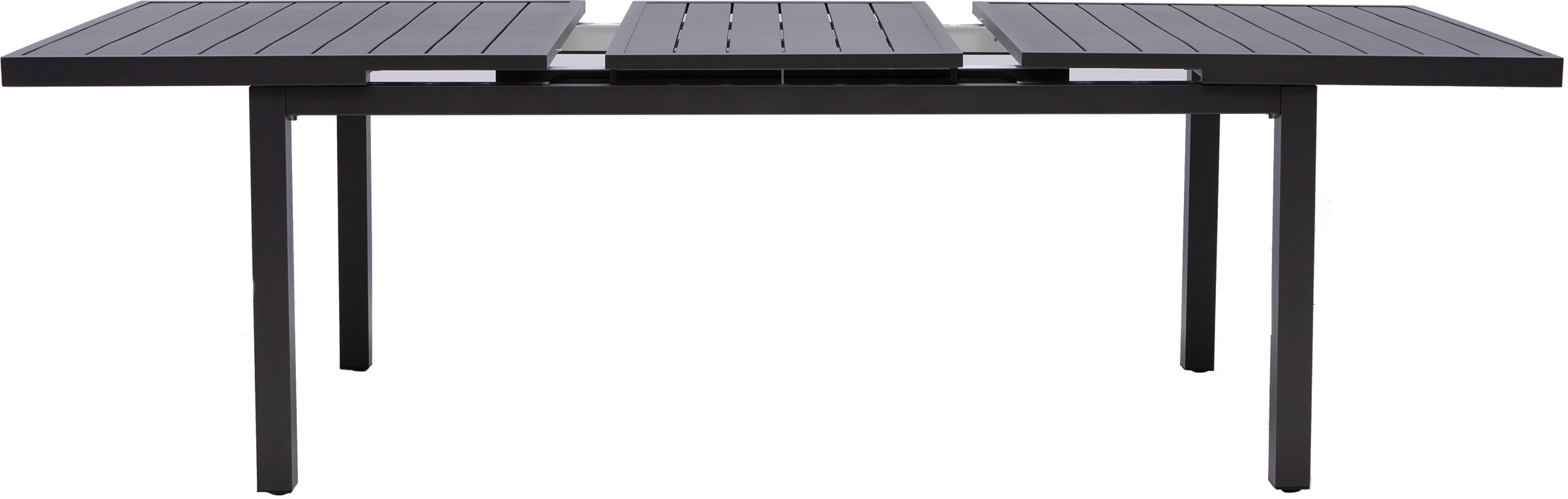 Tavolo da giardino allungabile Sanibel in alluminio grigio per 8 persone 180/240x100cm - 7