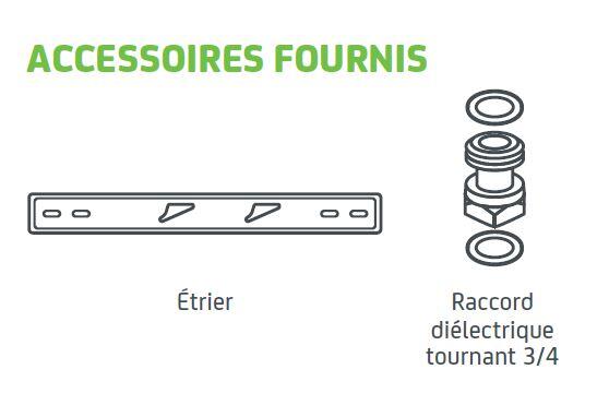 Chauffe-eau électrique plat vertical SAUTER Guelma connecté 120L blanc - 5