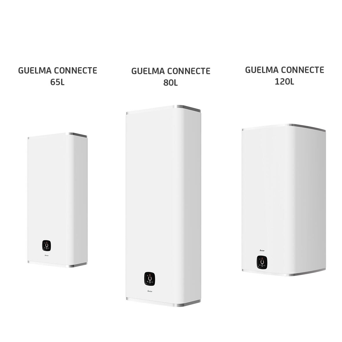 Chauffe-eau électrique plat vertical SAUTER Guelma connecté 120L blanc - 8