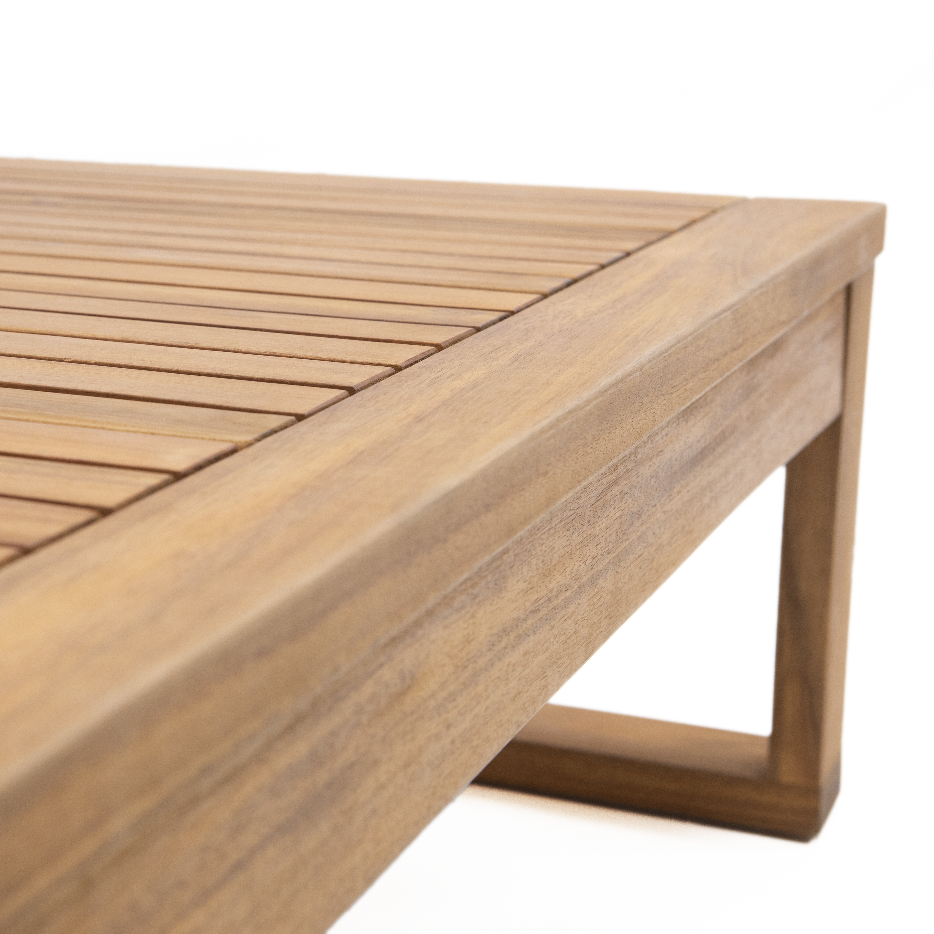 Salon bas en acacia Solaris NATERIAL, 4 personnes - 8