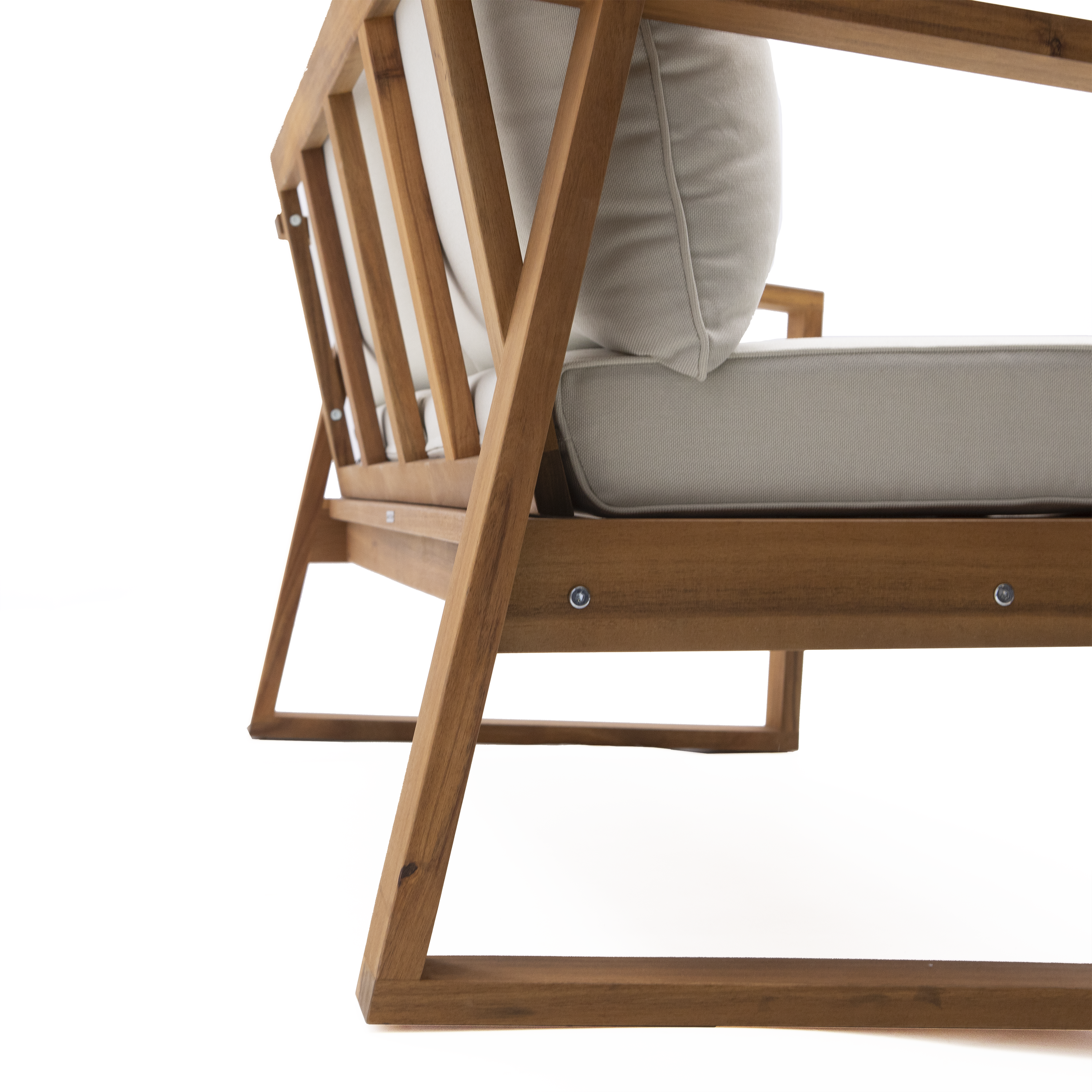 Salon bas en acacia Solaris NATERIAL, 4 personnes - 9