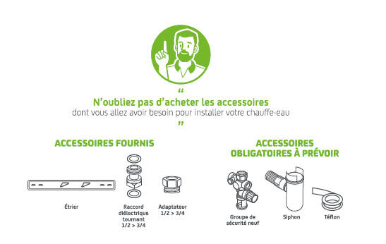 Chauffe-eau électrique plat horizontal/vertical SAUTER Guelma connecté 65L blanc - 6