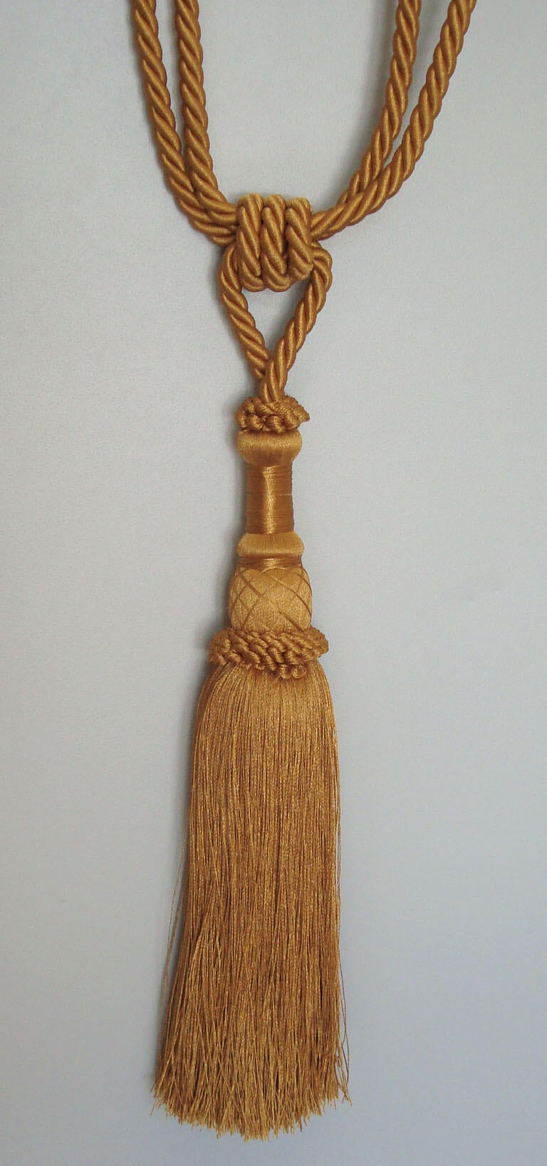 Abrazadera 1 borla 28 cm poliéster oro