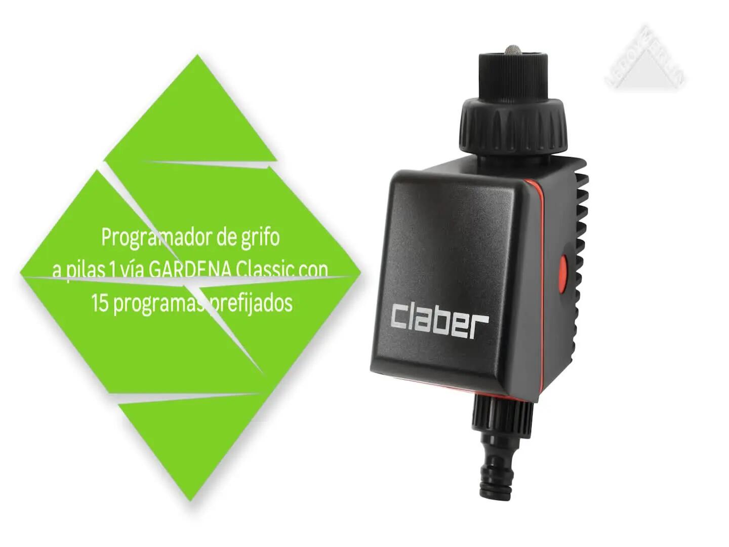 Programador de grifo a pilas 1 vía CLABER Classic con 15 programas prefijados - 3