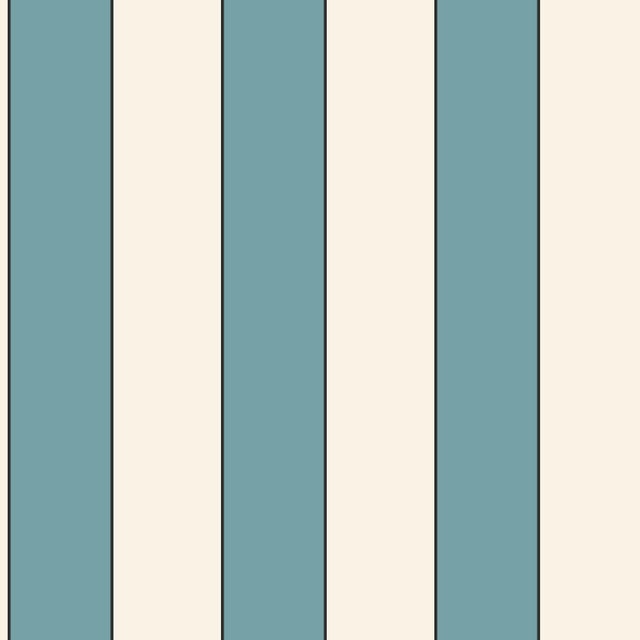 Papier peint intissé Basics golden lines turquoise