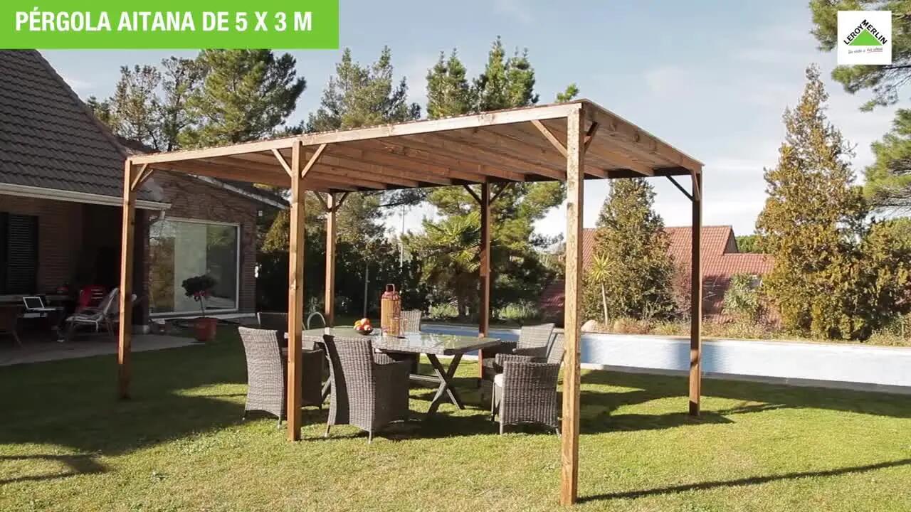 Pérgola de madeira AITANA 5X3M - 4