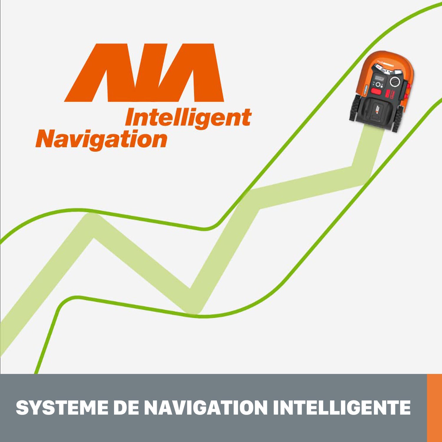 Robot tondeuse connecté WORX LANDROID PLUS - Jusqu'à 500m² - WR165E - 4