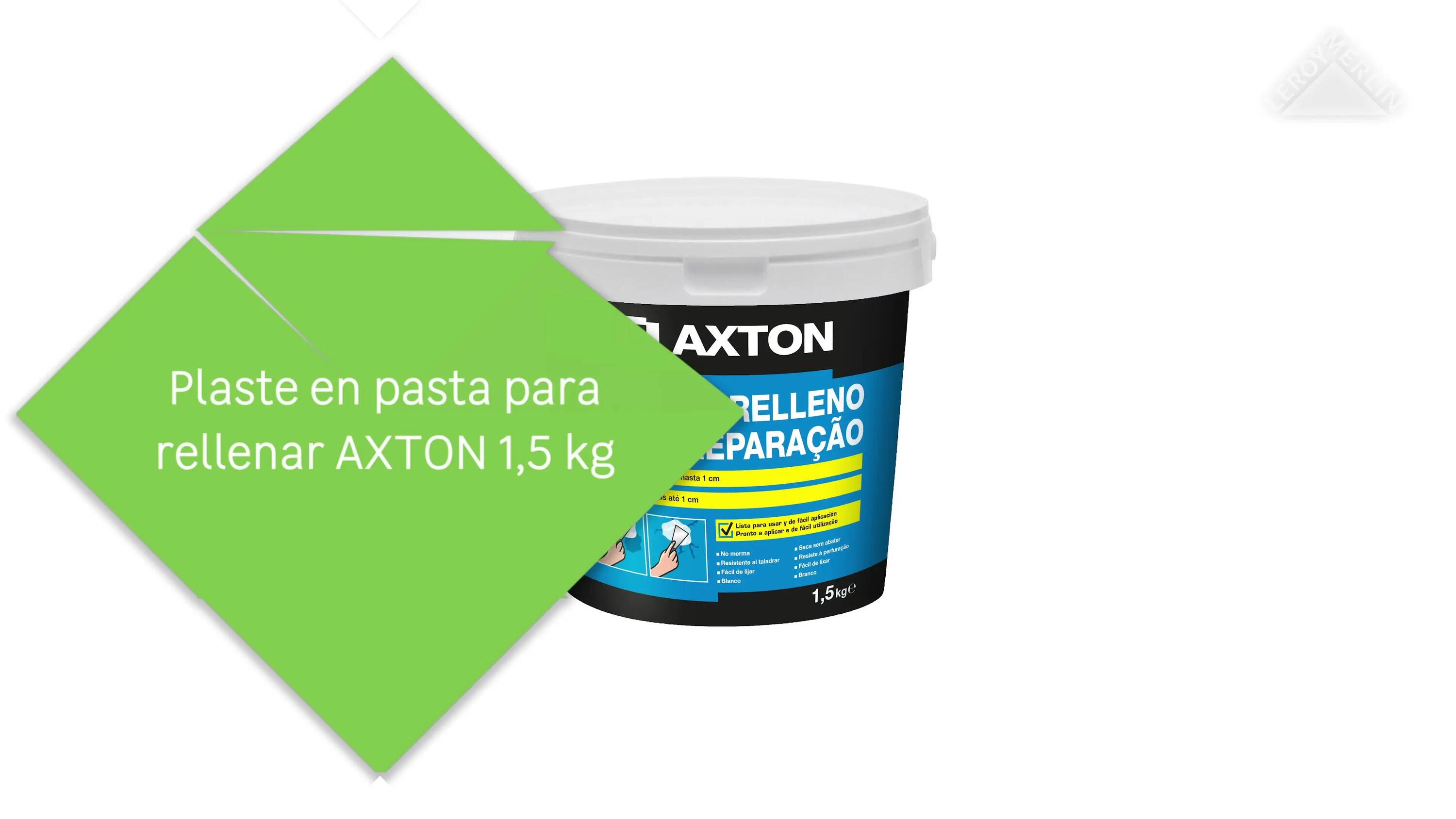 Plaste en pasta para rellenar AXTON 1,5 kg - 6