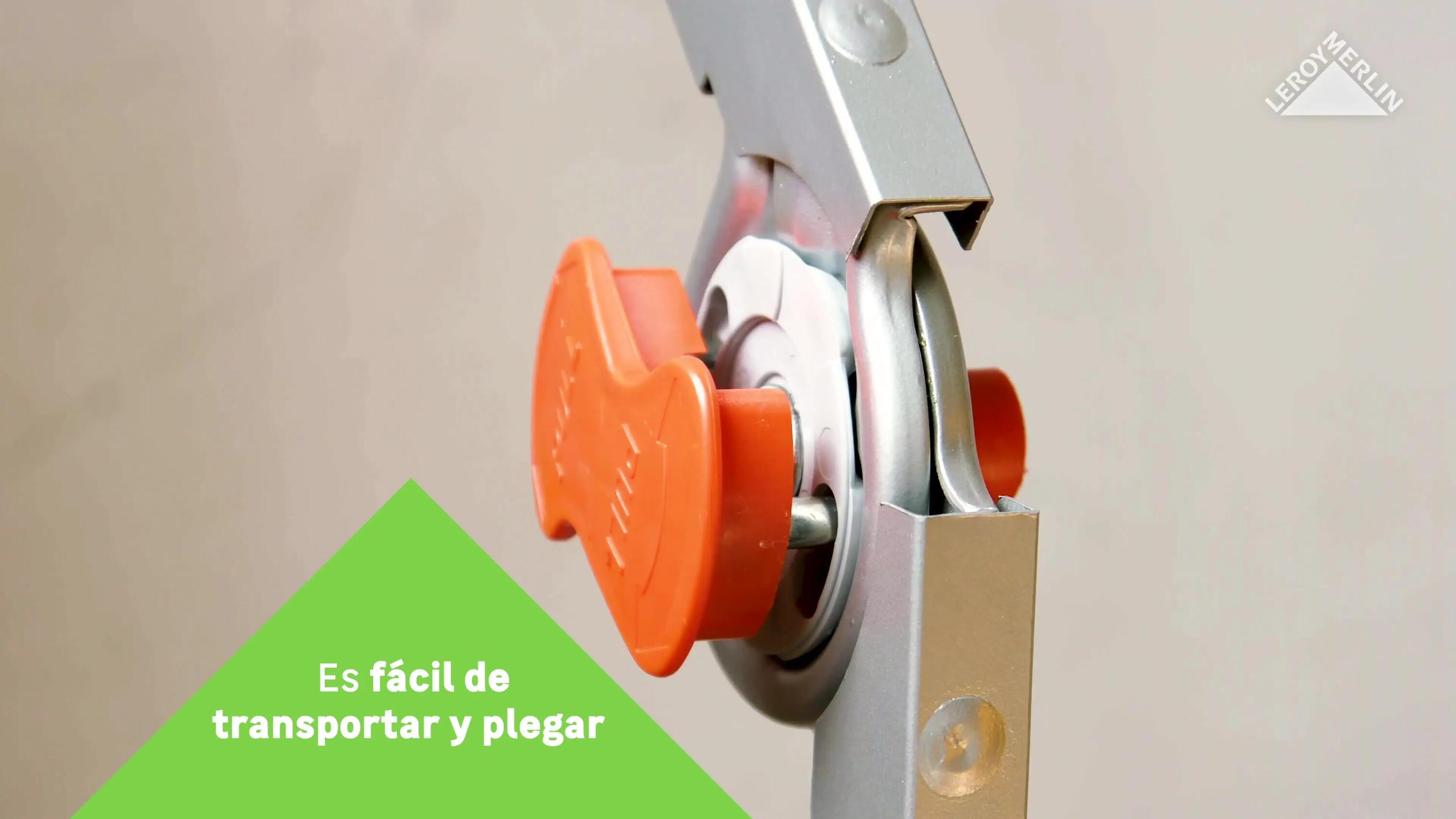 Escalera multiposición acero 16 peldaños GIERRE altura máxima de trabajo 3.2 m - 4