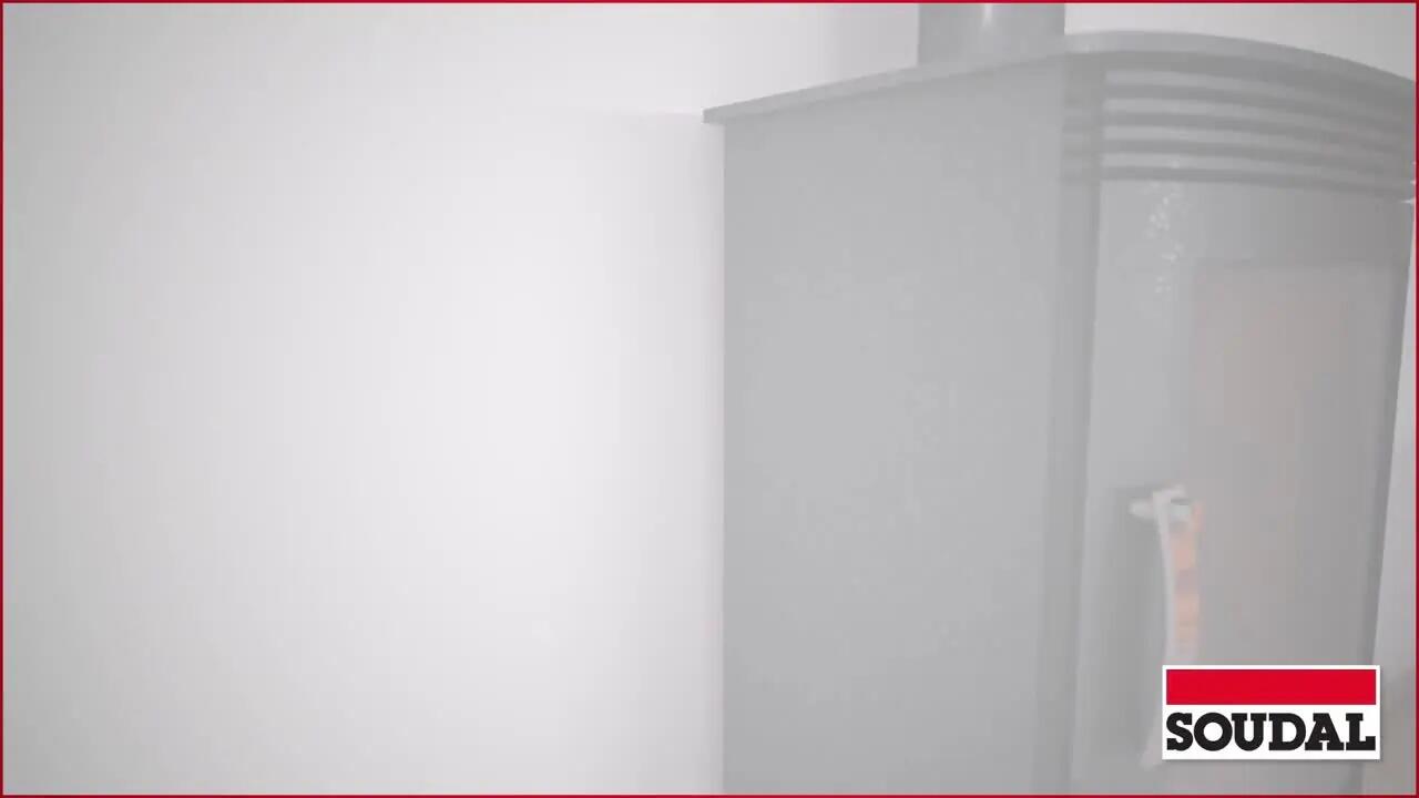 Silicone altas temperaturas neutro 290 ml preto Soudal - 2
