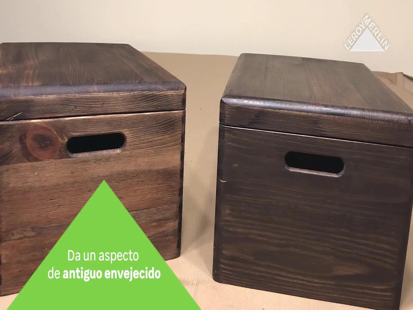 Colorante de madera interior PROMADE Betún de Judea en color nogal, acabado mate para mobiliario líquido de 100 ml. Base disolvente. - 4