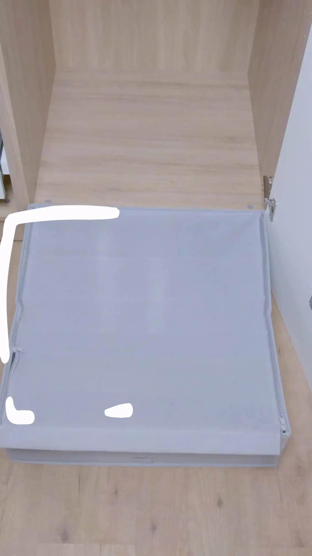 Caja tela SPACEO HOME aguamarina L 56x33x36 (anchoxaltoxfondo) - 3