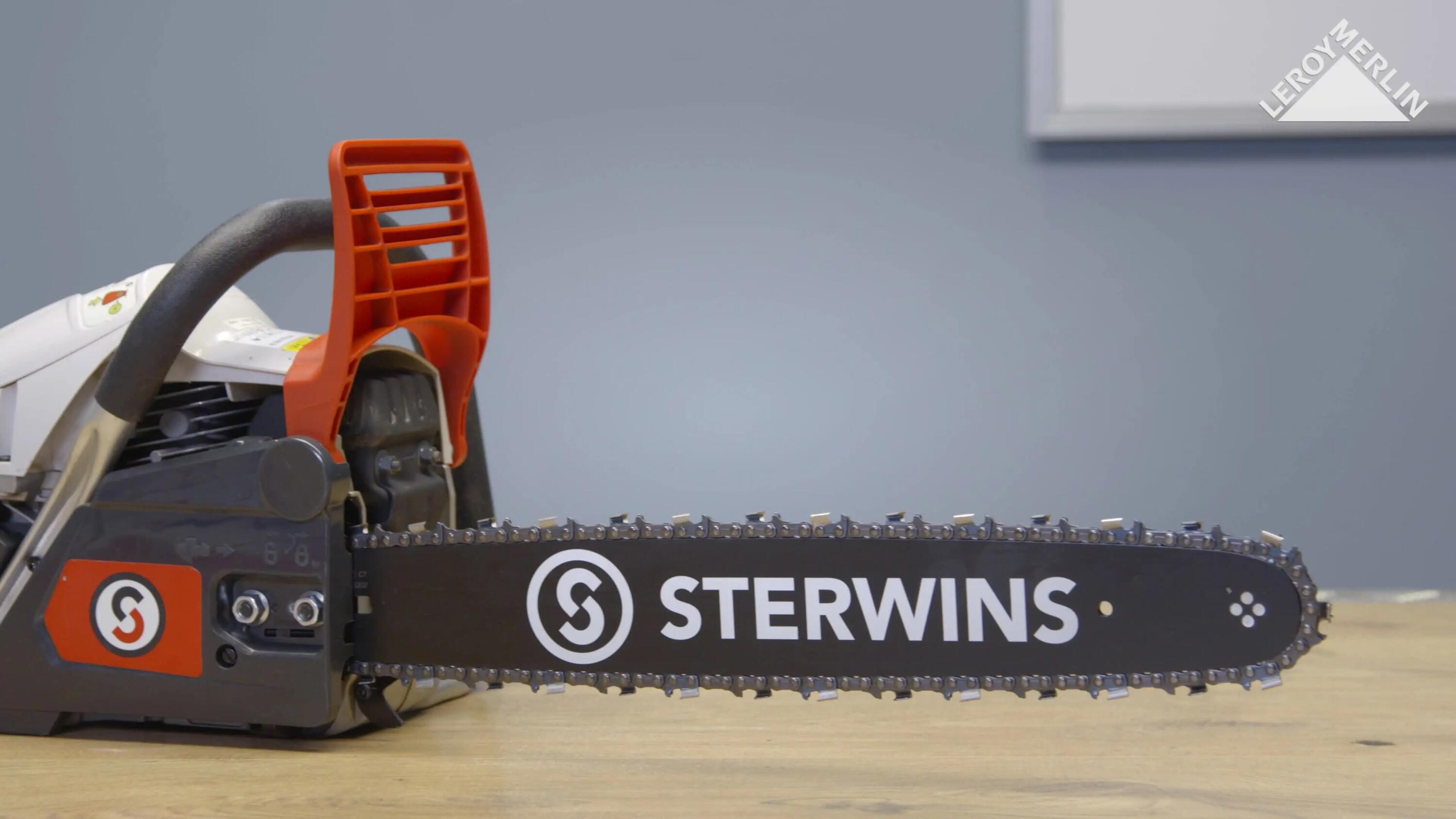 Motosierra gasolina STERWINS 25.4cc 30 cm largo espada