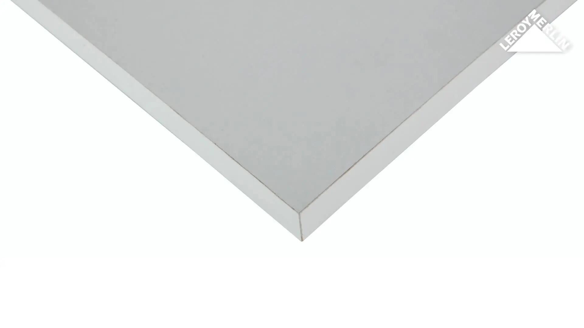 Tablero aglomerado con 4 cantos blanco de 29,5x120x1,6 cm (anchoxaltoxgrosor) - 3