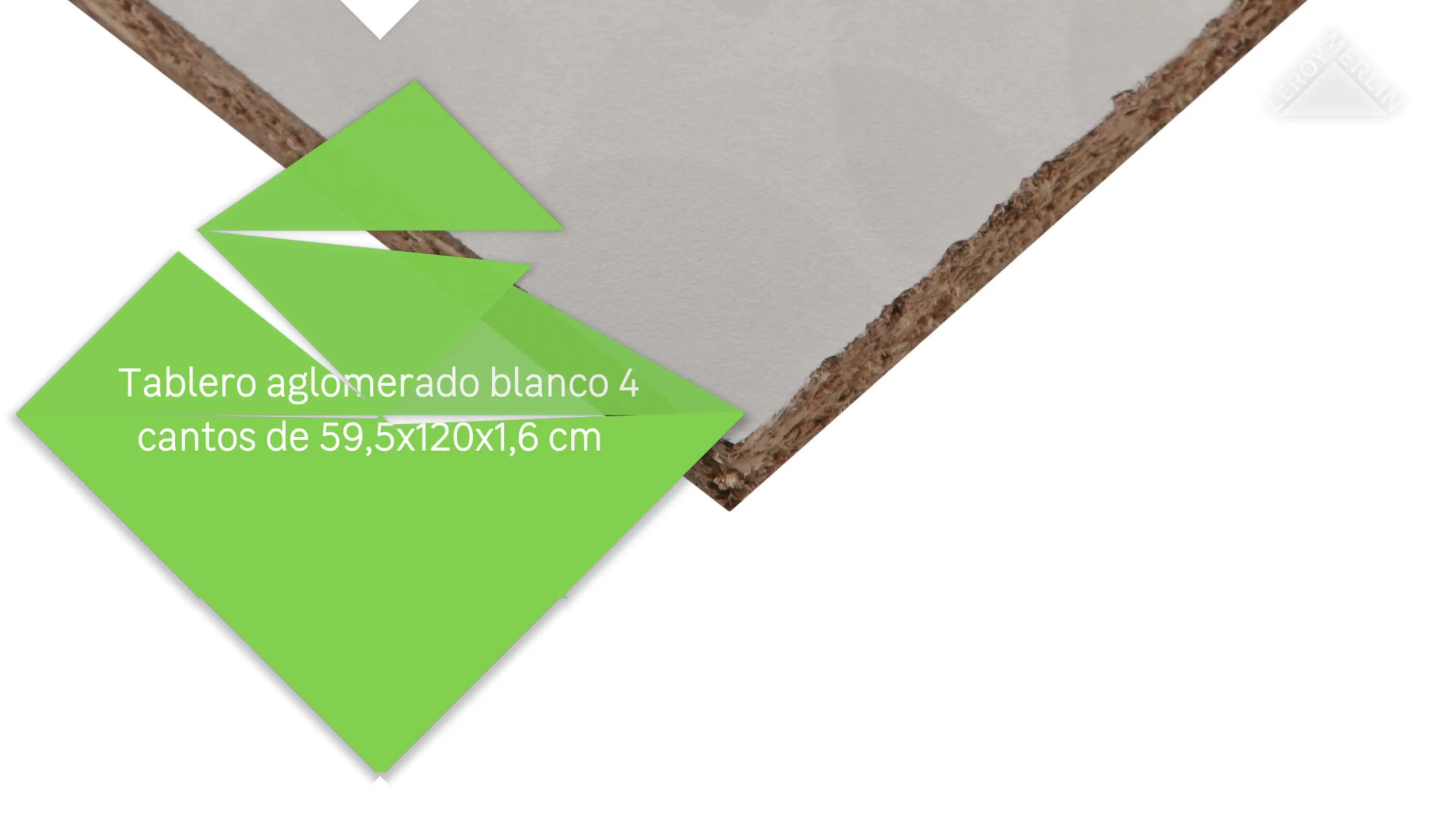 Prateleira de melamina BRANCO 1200X595X16MM - 4
