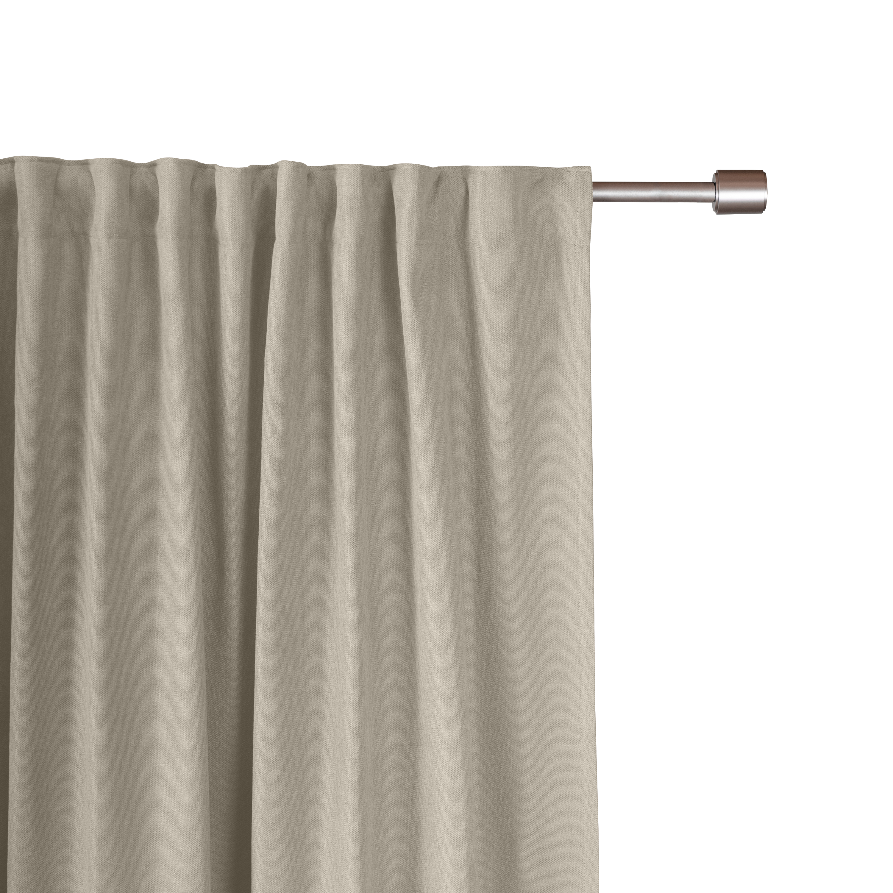 Cortinado fita e/ou presilha térmico Ragnar 200x280cm bege Inspire - 27